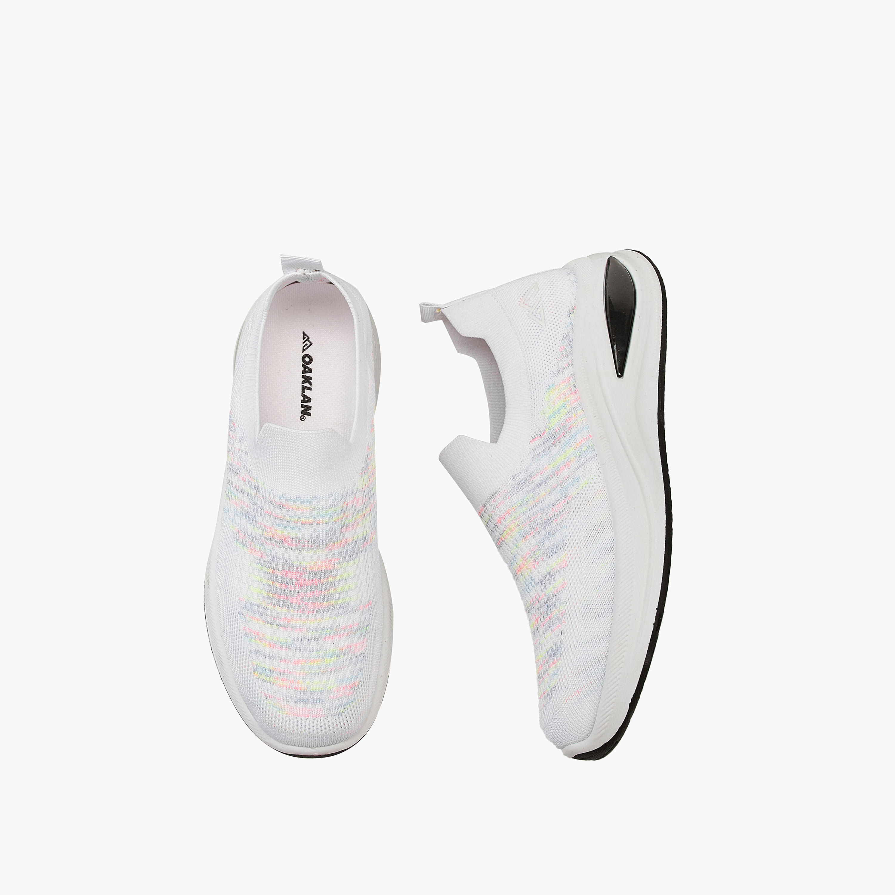Oaklan by Shoexpress Textured Slip-On Sports Shoes-women-shoes-sneakers-image-1
