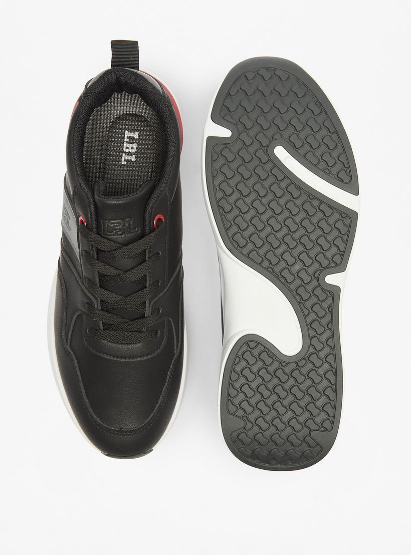 حذاء سنيكرز بقوالب ملونة ورباط إغلاق من إل بي إل من شو إكسبرس-men-shoes-sneakers-image-4