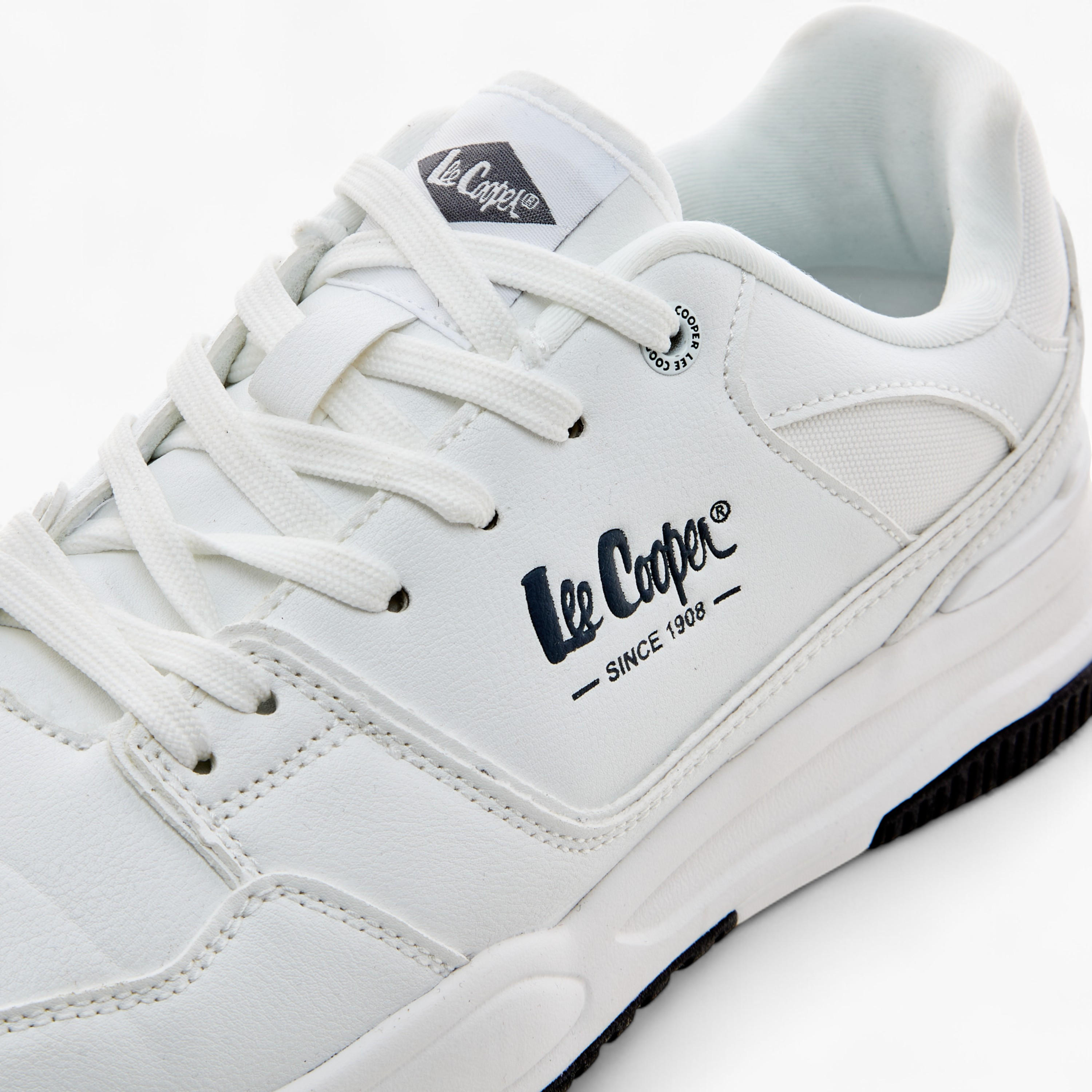 Lee Cooper Men's Logo Detail Lace-Up Sneakers-men-shoes-sneakers-image-4