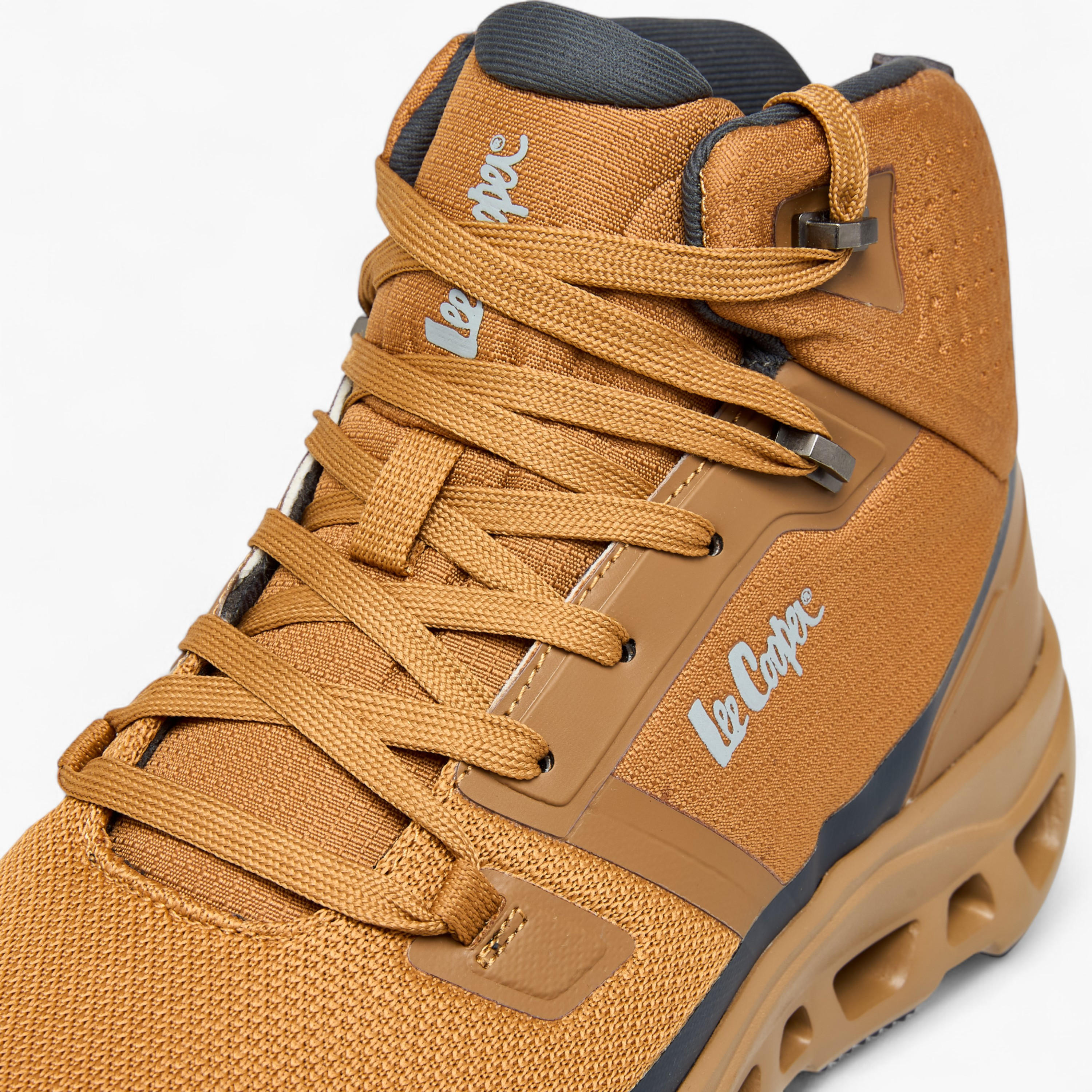 Lee Cooper Men's Textured Lace-Up Ankle Boots-men-shoes-boots-image-4