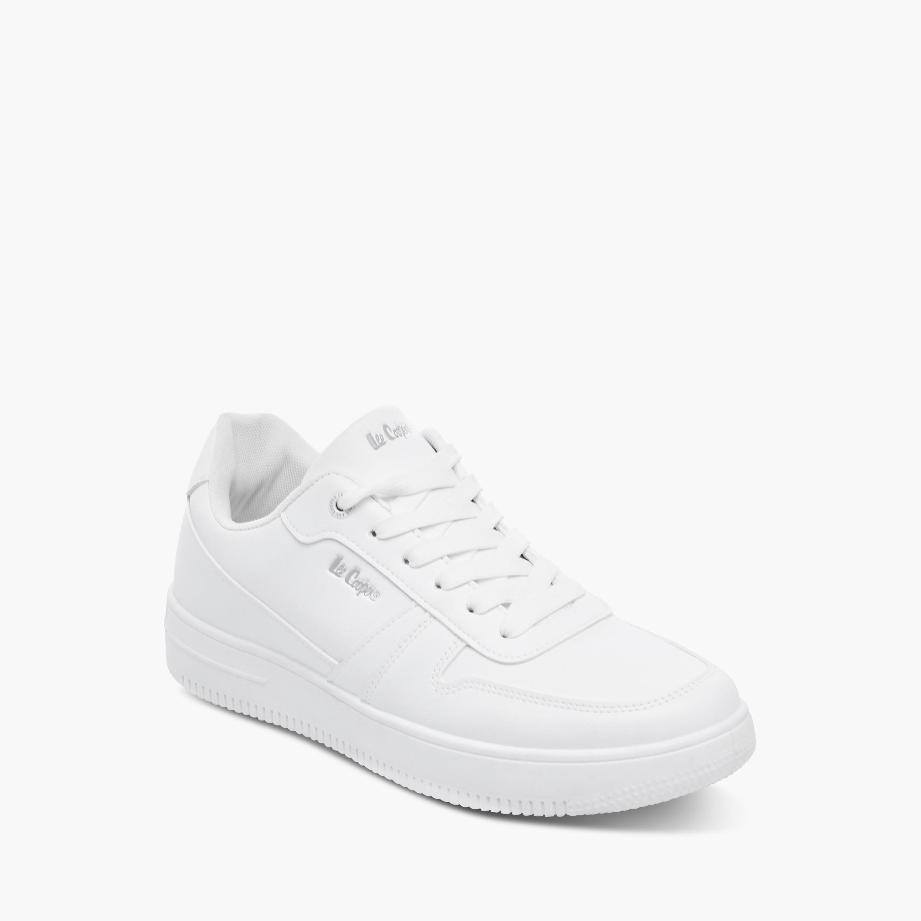 Lee Cooper Men's Logo Detail Lace-Up Sneakers-men-shoes-sneakers-image-2