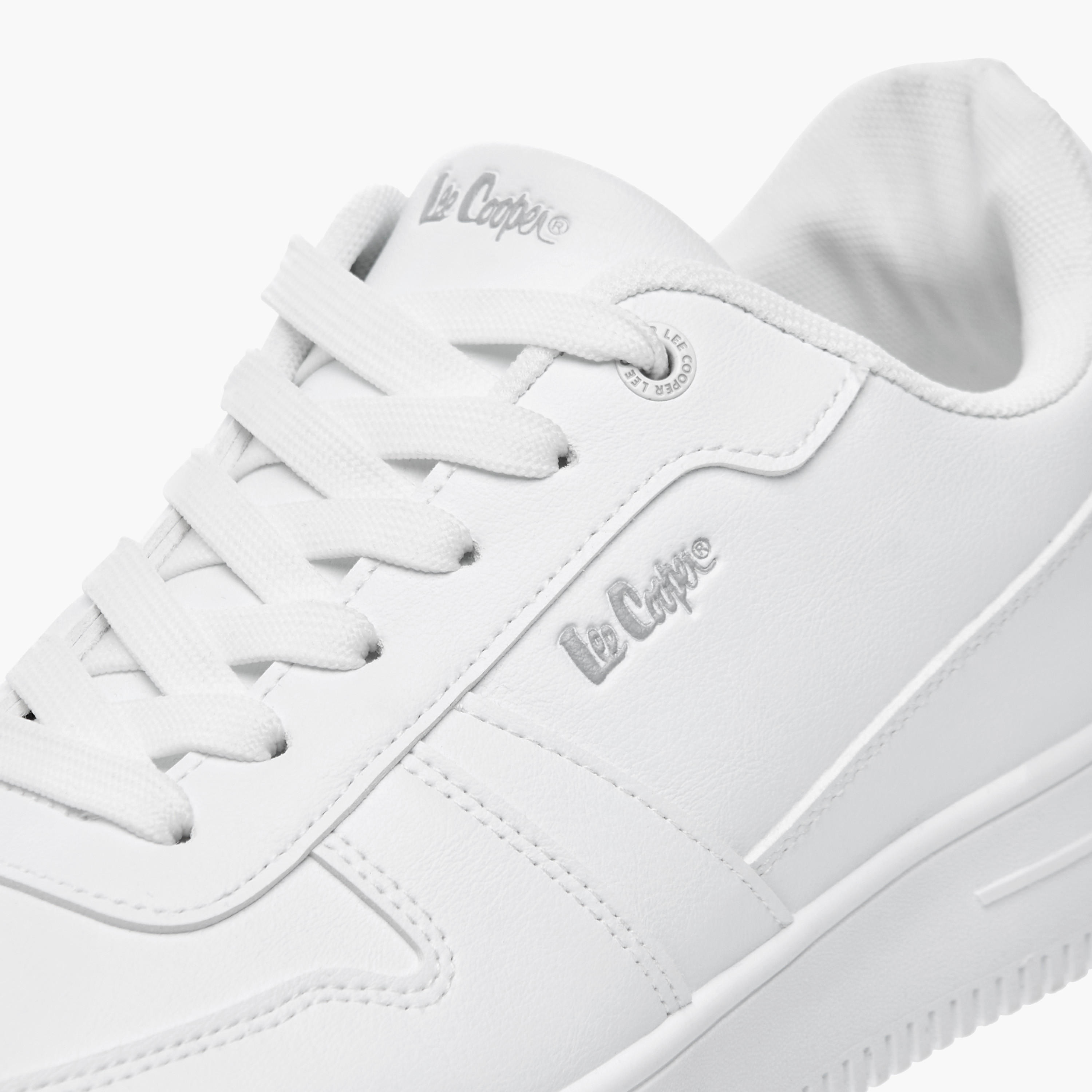 Lee Cooper Men's Logo Detail Lace-Up Sneakers-men-shoes-sneakers-image-4