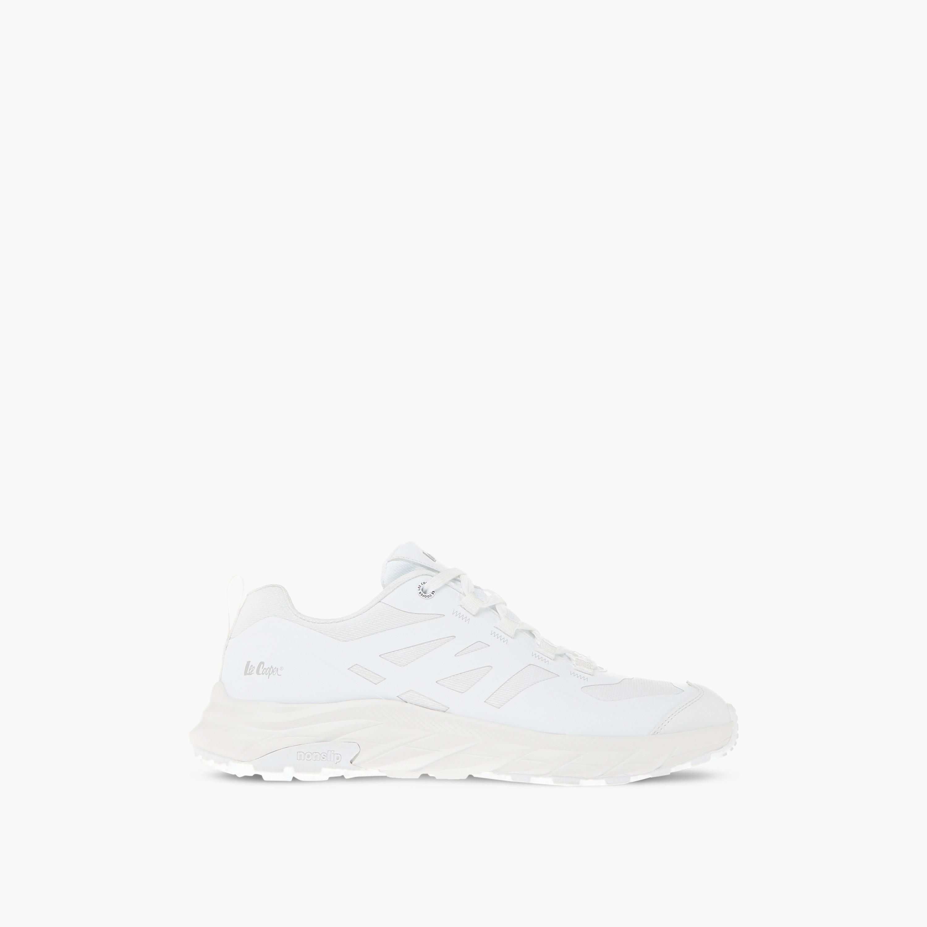 Lee Cooper Unisex Panelled Sneakers with Lace-Up Closure-girls-shoes-sneakers-image-3