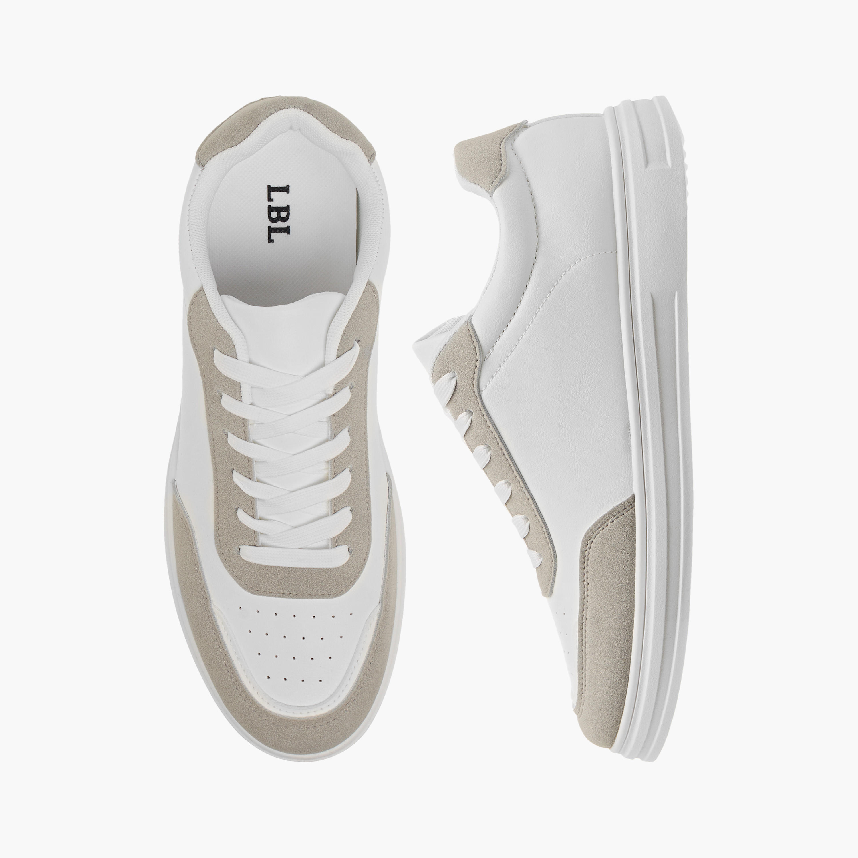 LBL by Shoexpress Panelled Lace-Up Sneakers-men-shoes-sneakers-image-1