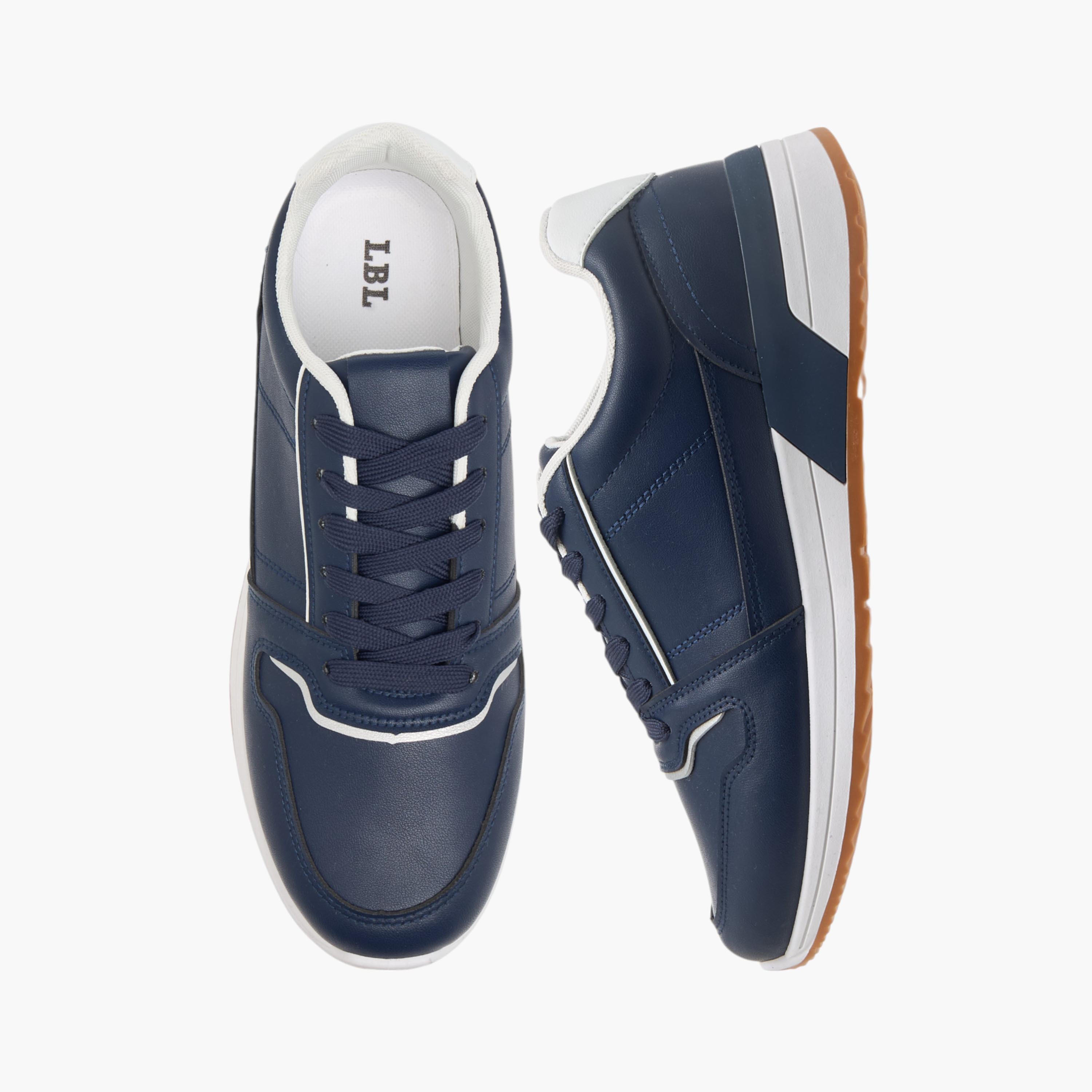 LBL by Shoexpress Panelled Lace-Up Sneakers-men-shoes-sneakers-image-1