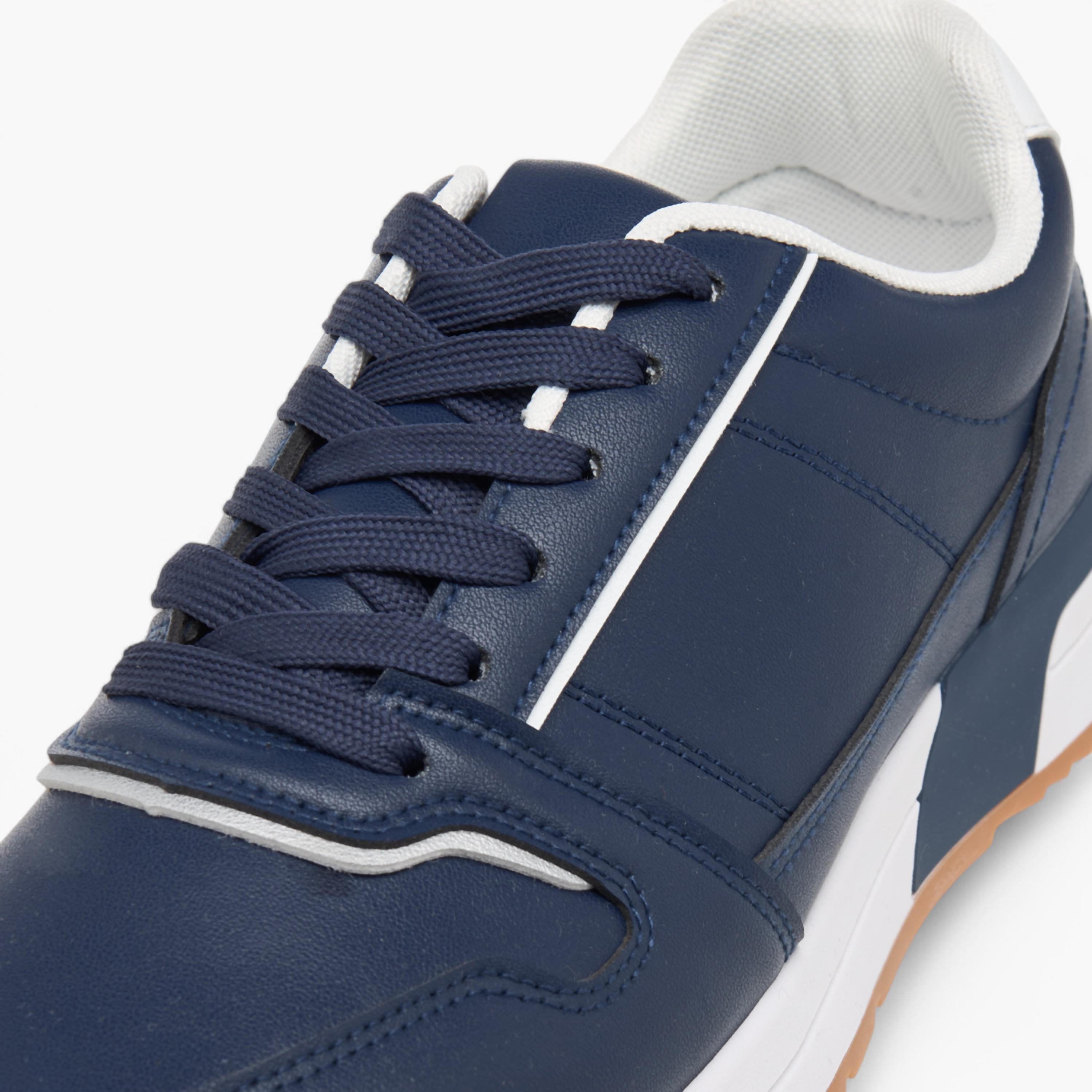 LBL by Shoexpress Panelled Lace-Up Sneakers-men-shoes-sneakers-image-4