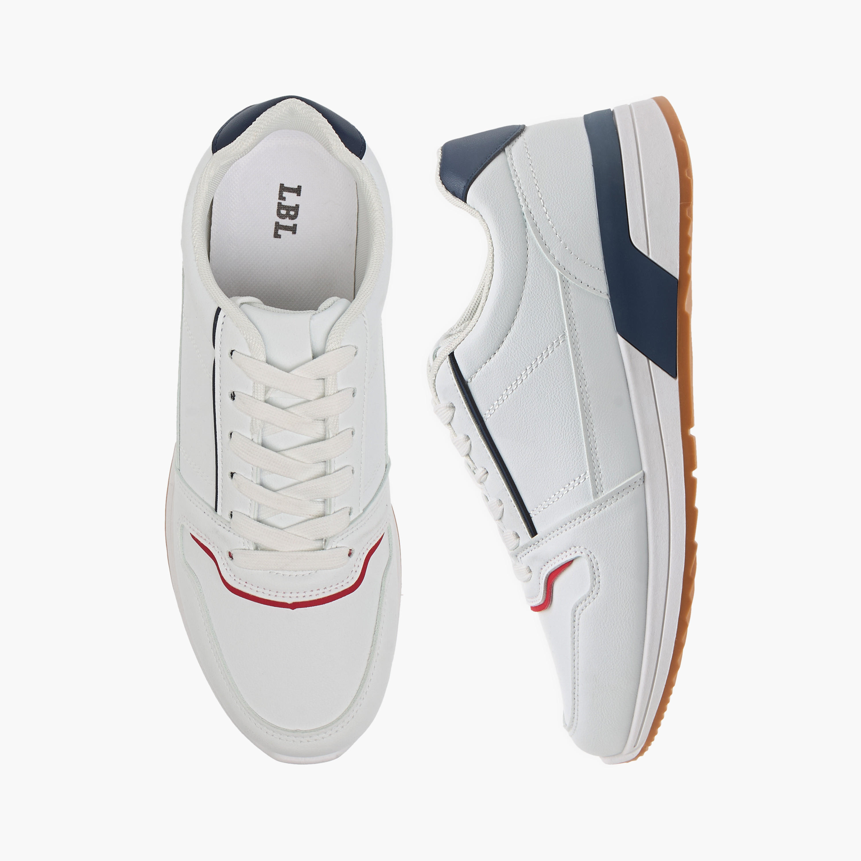 LBL by Shoexpress Panelled Lace-Up Sneakers-men-shoes-sneakers-image-1
