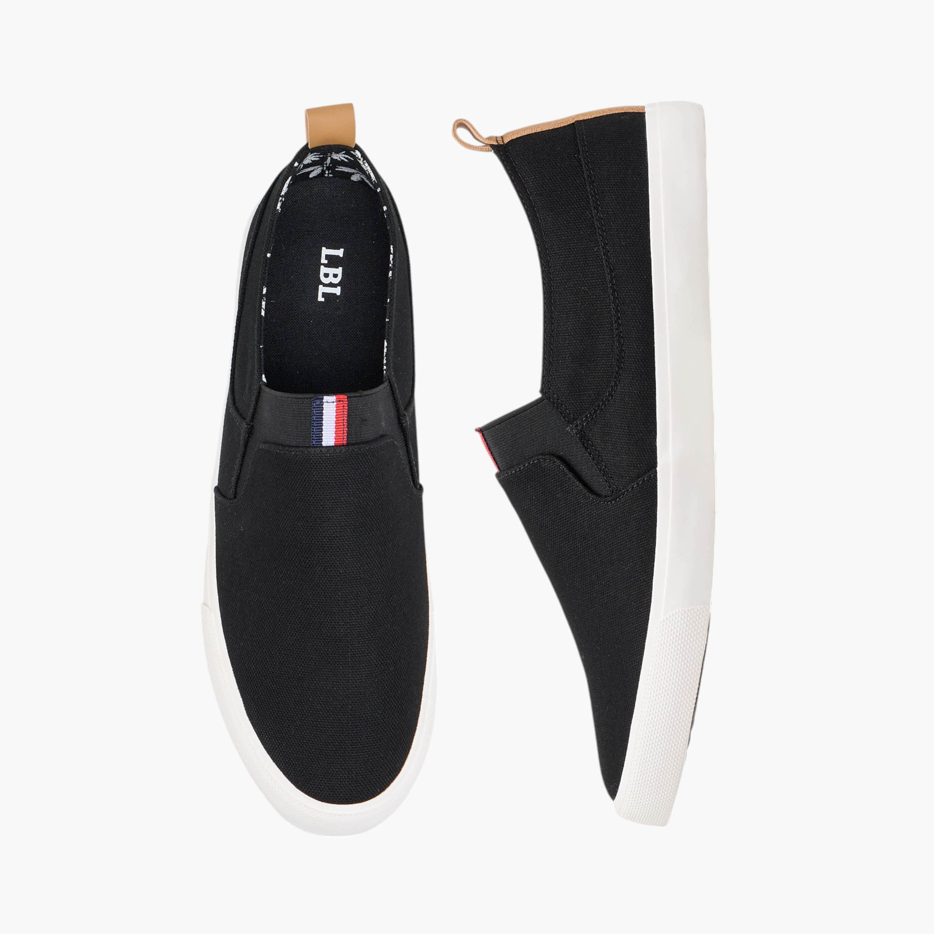 LBL by Shoexpress Canvas Loafers with Pull Tab-men-shoes-loafersandmoccasins-image-1