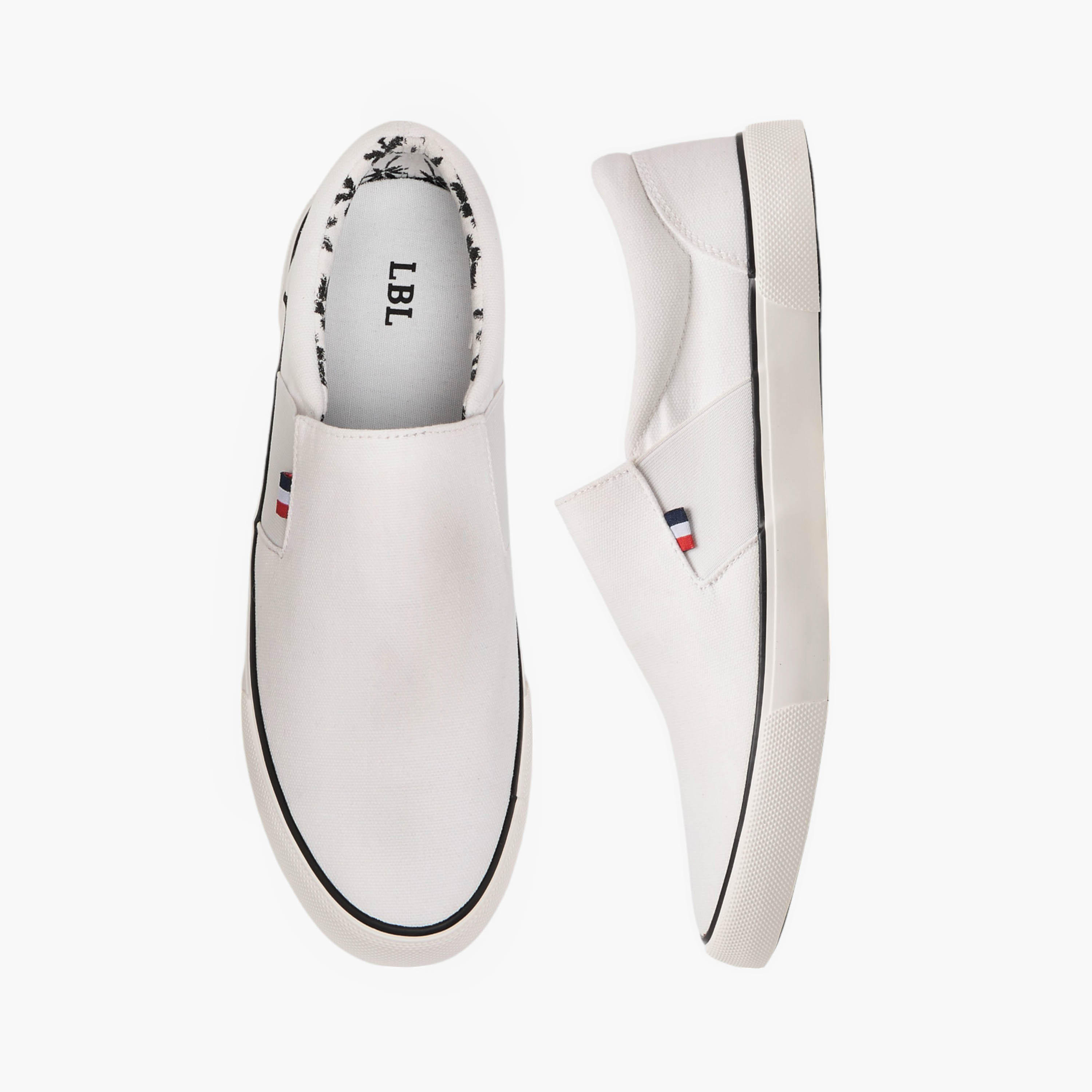 LBL by Shoexpress Solid Slip-On Canvas Shoes-men-shoes-sneakers-image-1