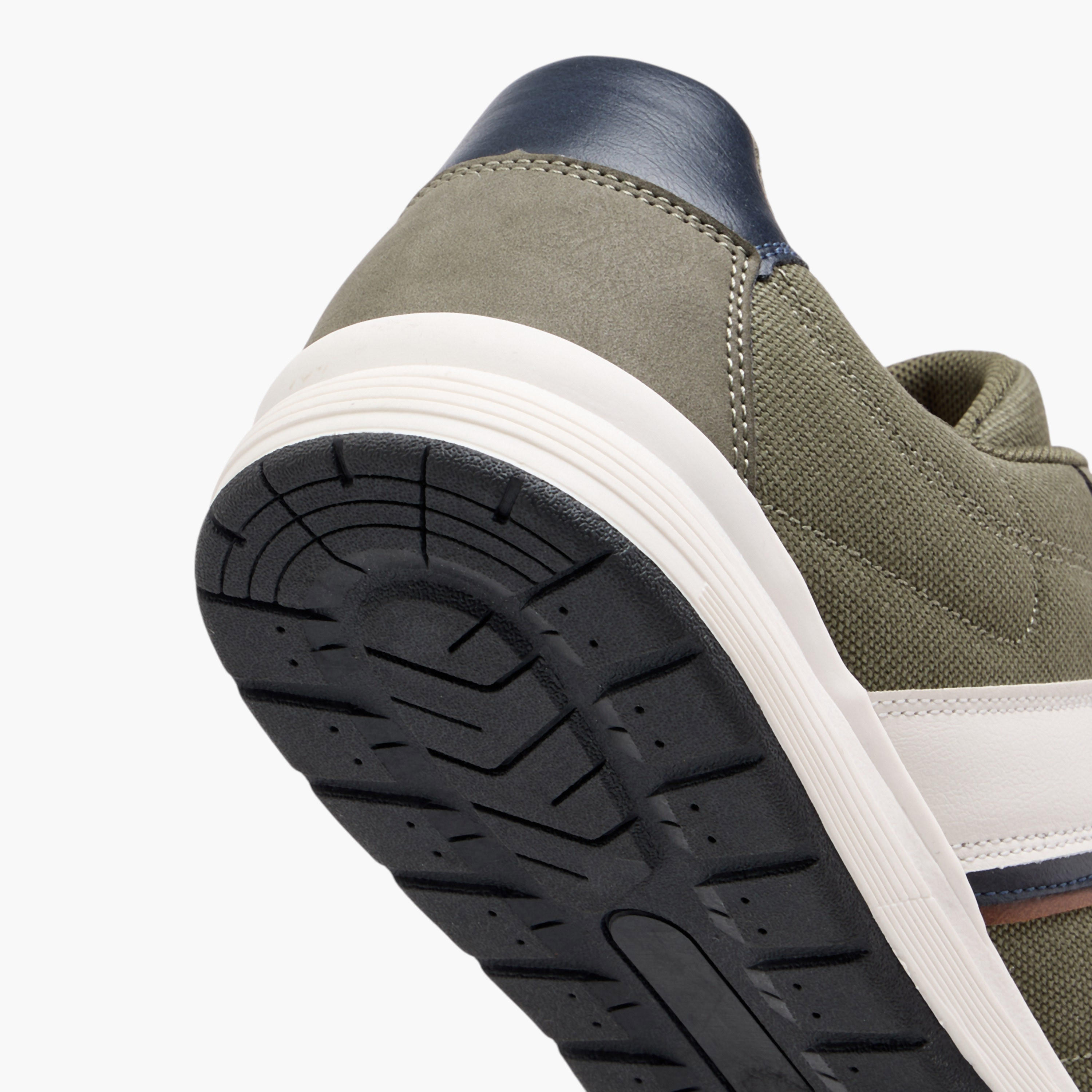 LBL by Shoexpress Panelled Sneakers with Lace-Up Closure-men-shoes-sneakers-image-5