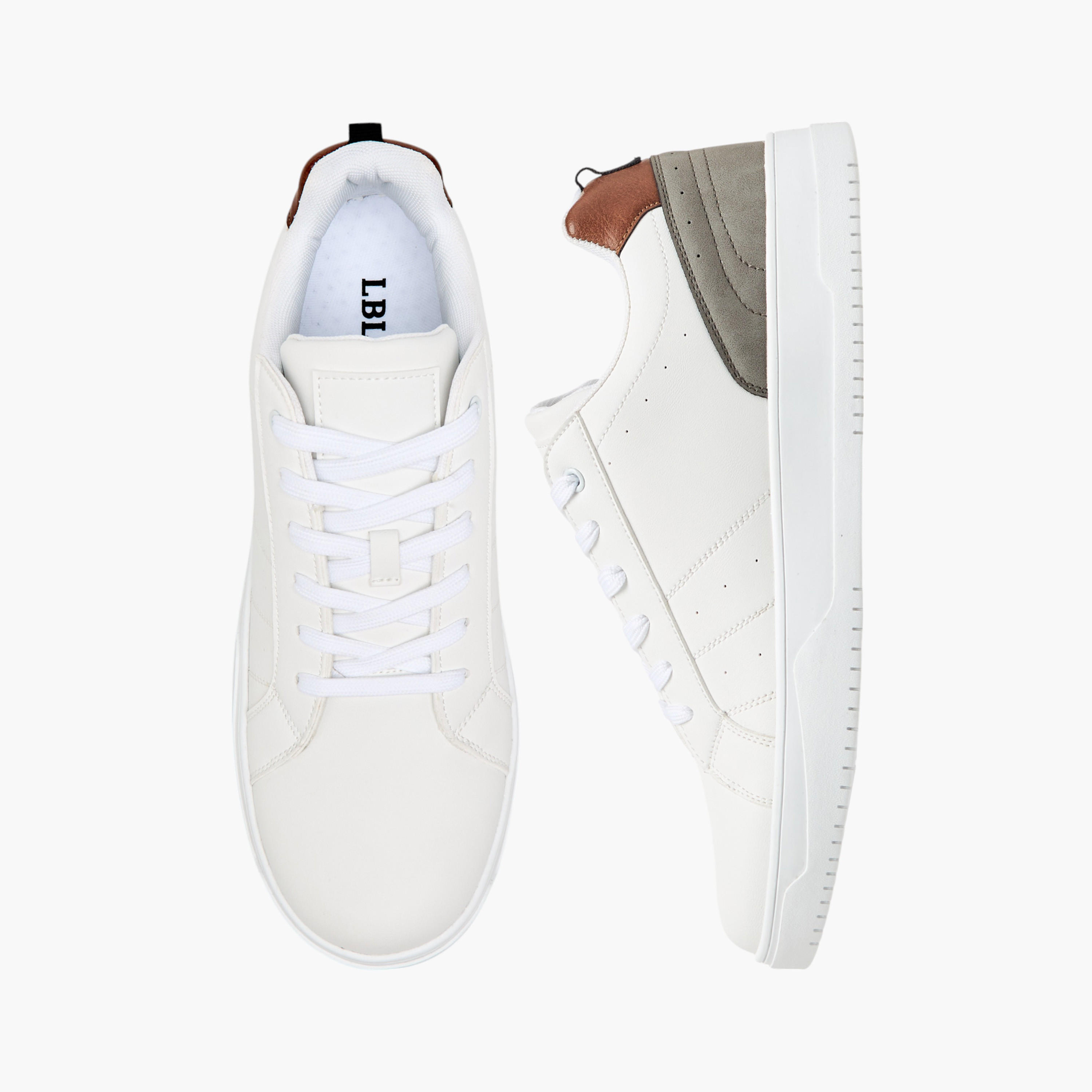 LBL by Shoexpress Panelled Lace-Up Sneakers-men-shoes-sneakers-image-1