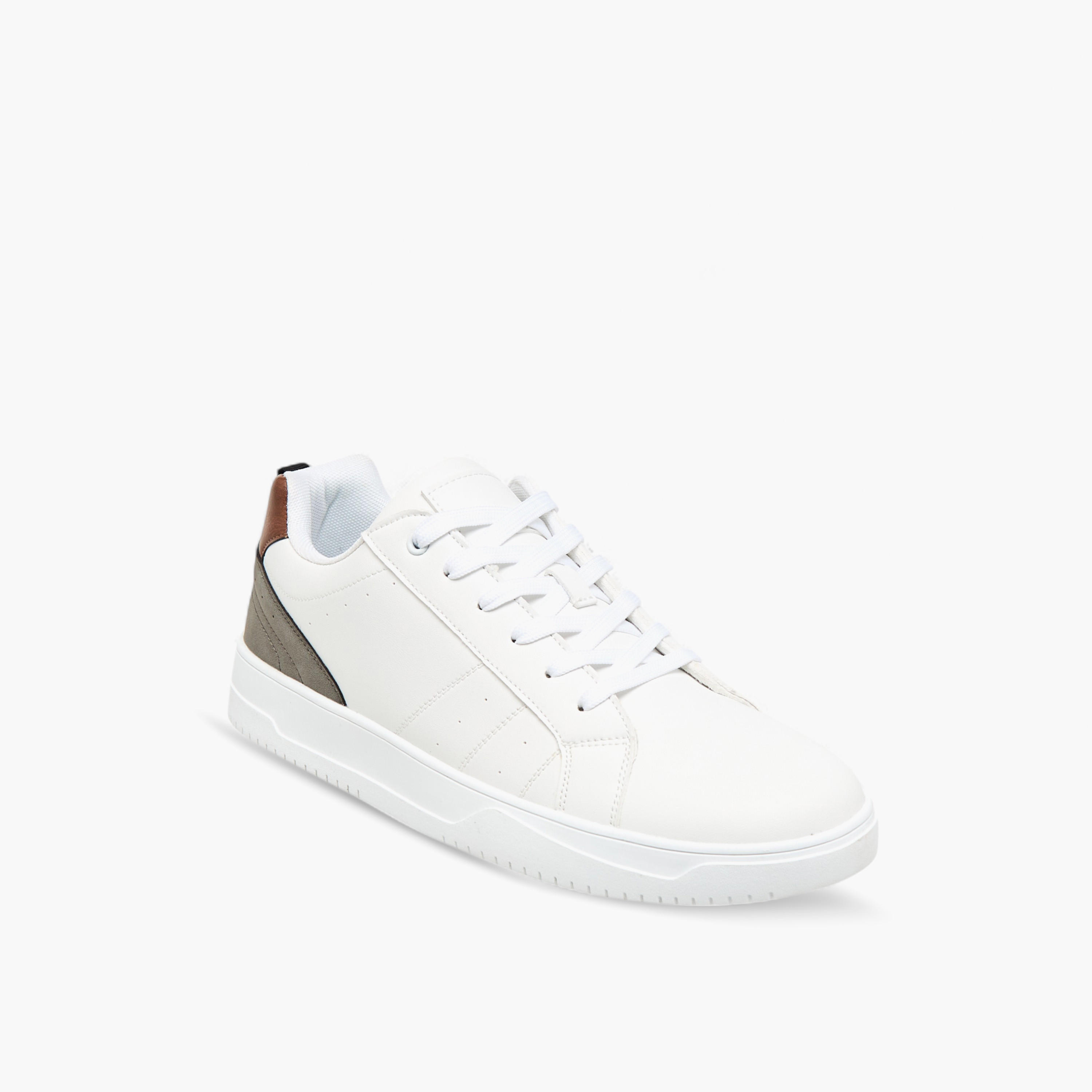 LBL by Shoexpress Panelled Lace-Up Sneakers-men-shoes-sneakers-image-2