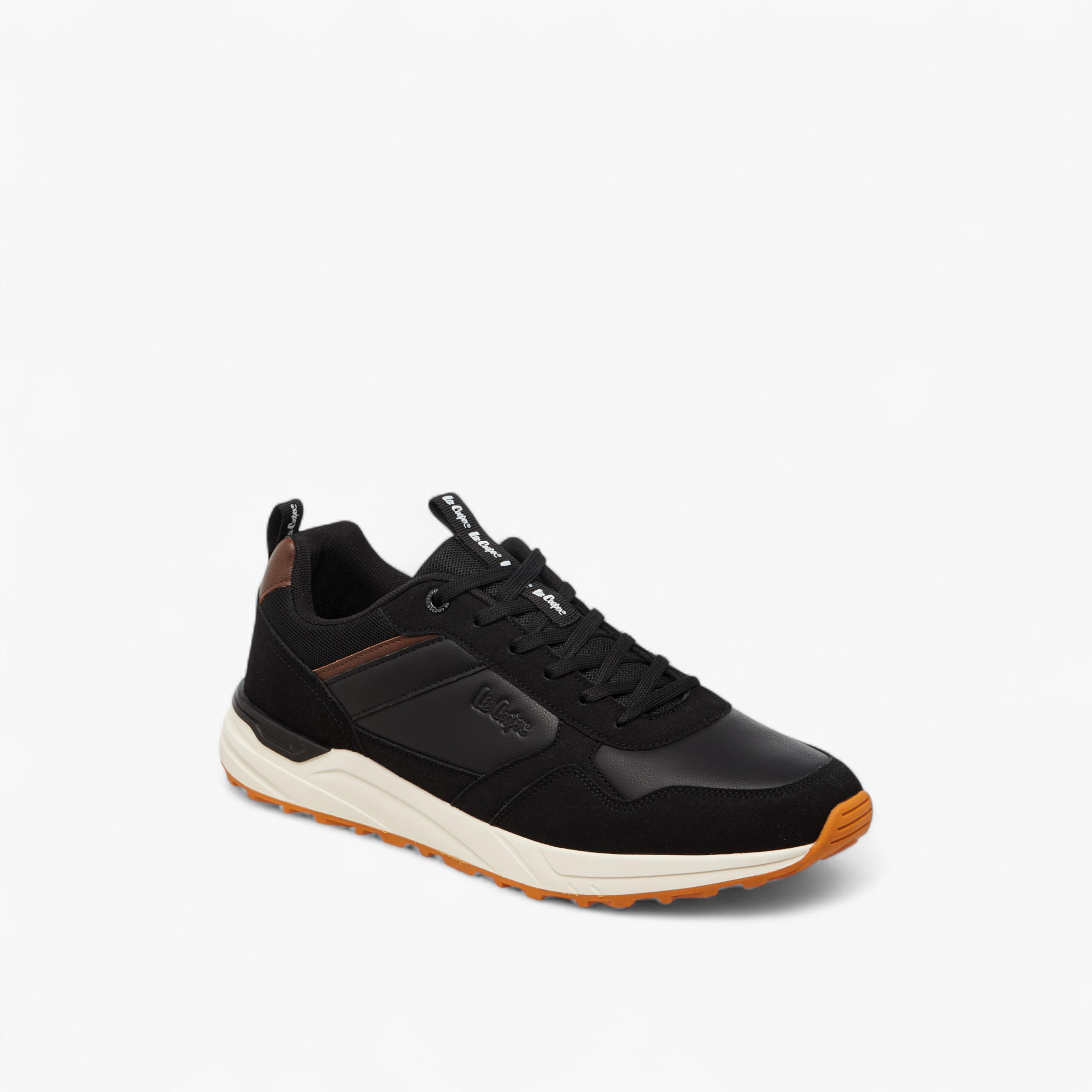 Lee Cooper Men's Panelled Lace-Up Sneakers-men-shoes-sneakers-image-2