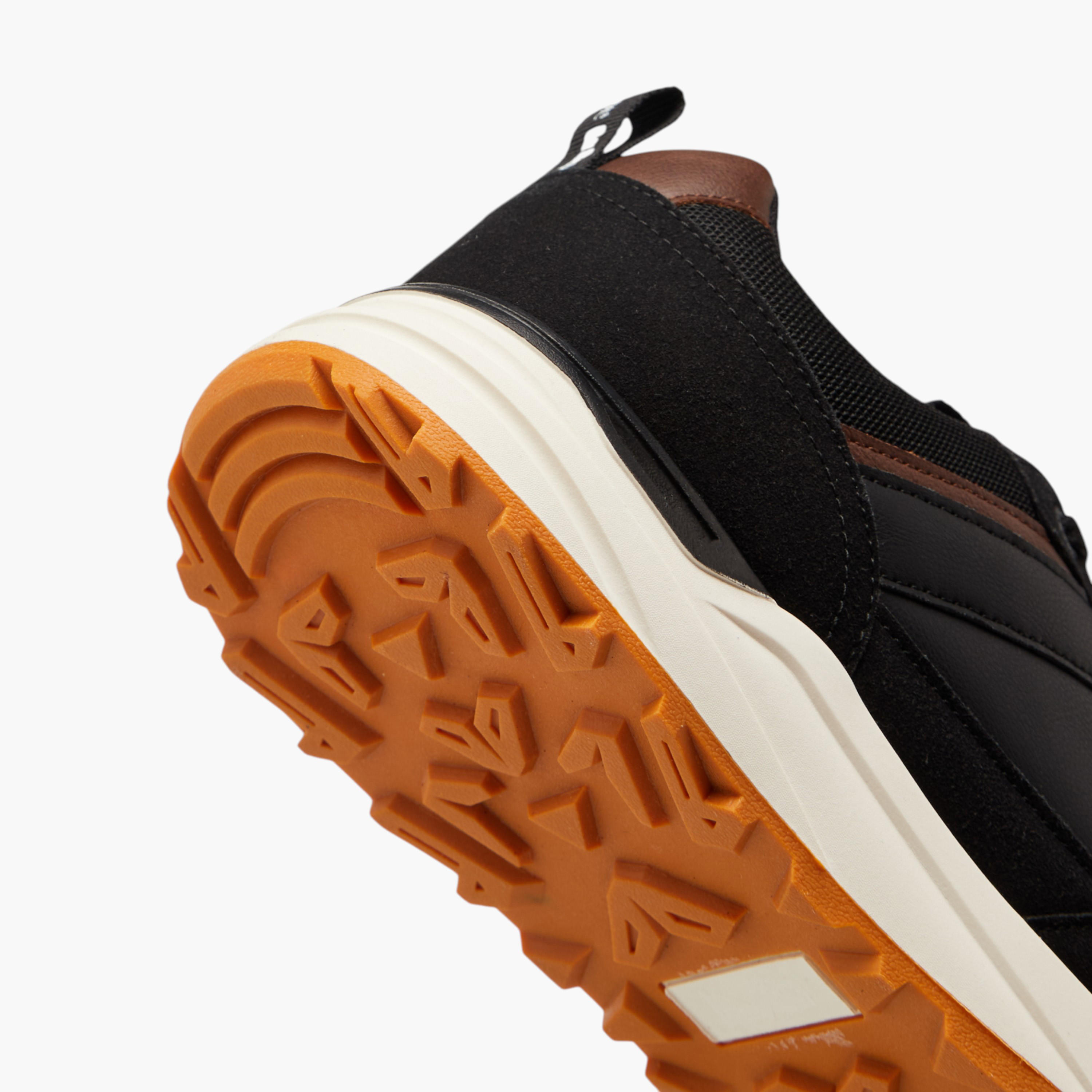 Lee Cooper Men's Panelled Lace-Up Sneakers-men-shoes-sneakers-image-5