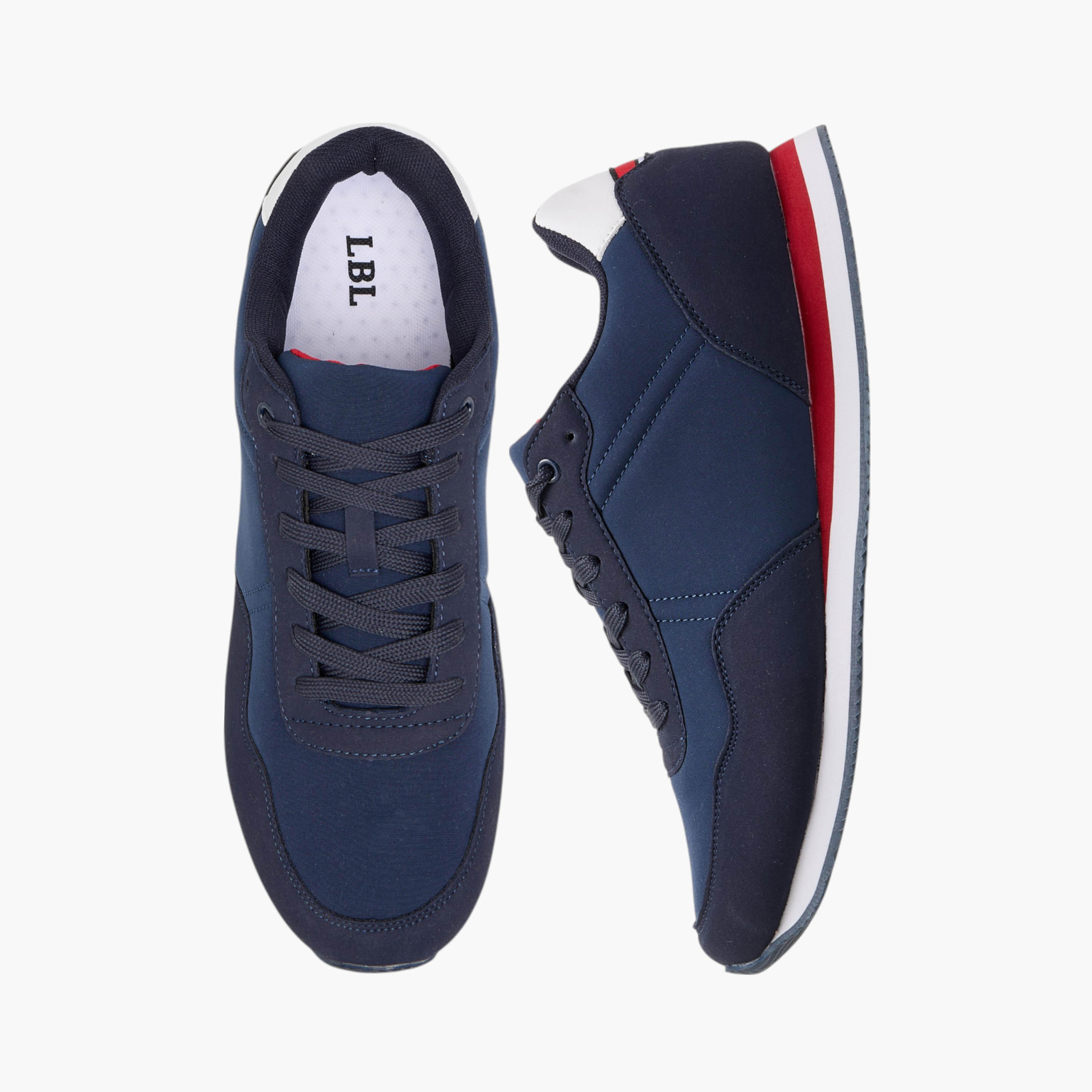 LBL by Shoexpress Panelled Lace-Up Sneakers-men-shoes-sneakers-image-1