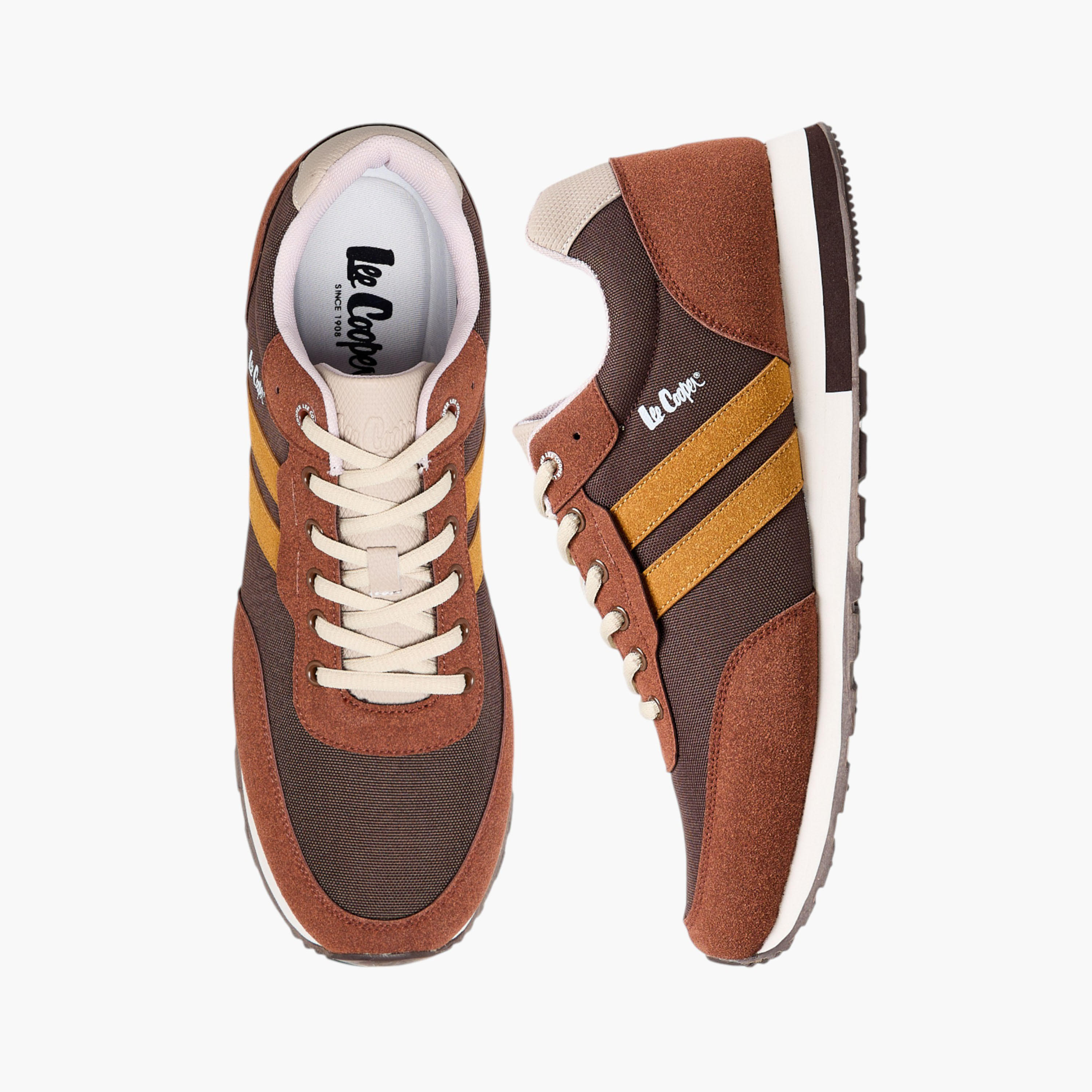 حذاء سنيكرز بألواح ورباط إغلاق للرجال من لي كوبر-men-shoes-sneakers-image-1