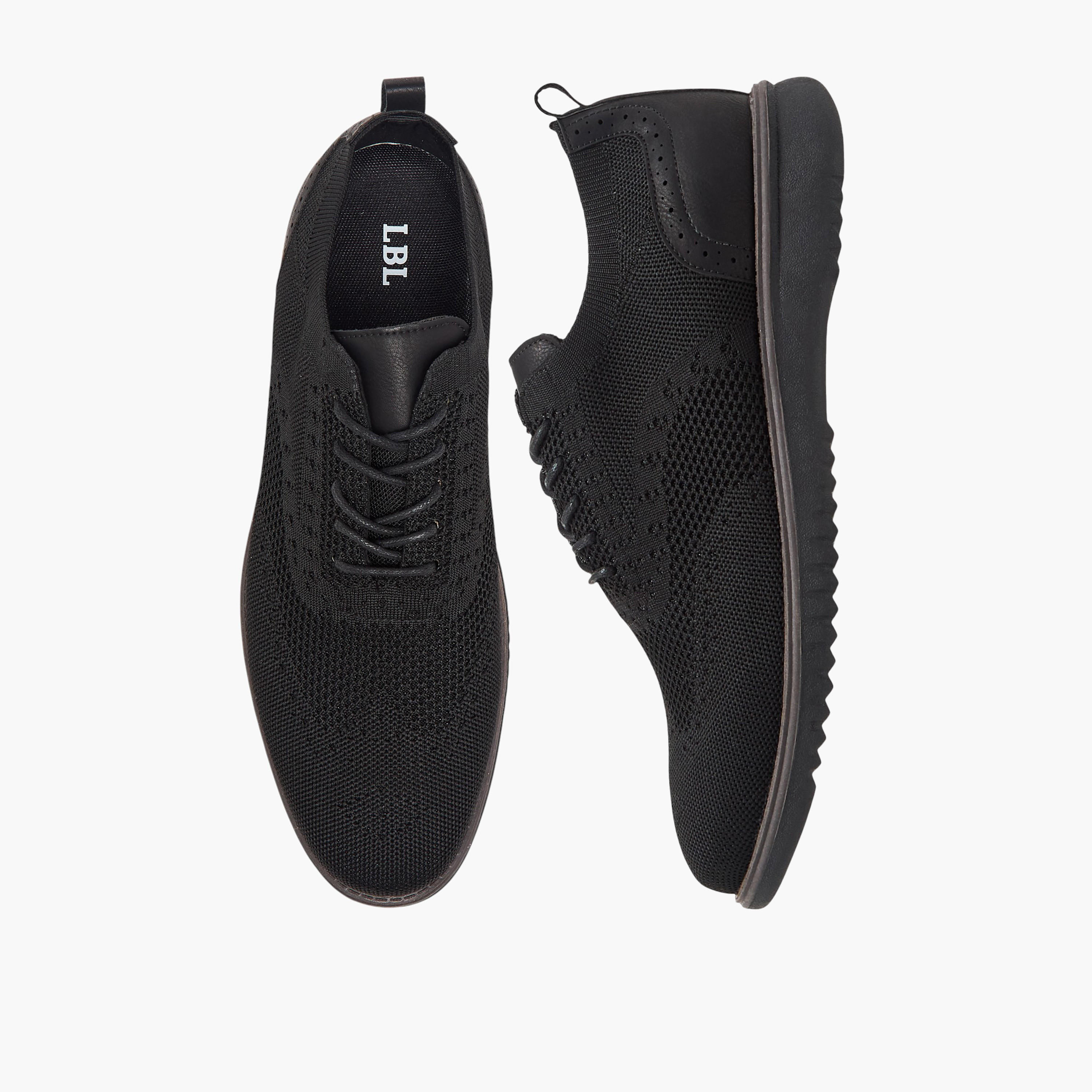 LBL by Shoexpress Mesh Detail Lace-Up Sneakers-men-shoes-sneakers-image-1