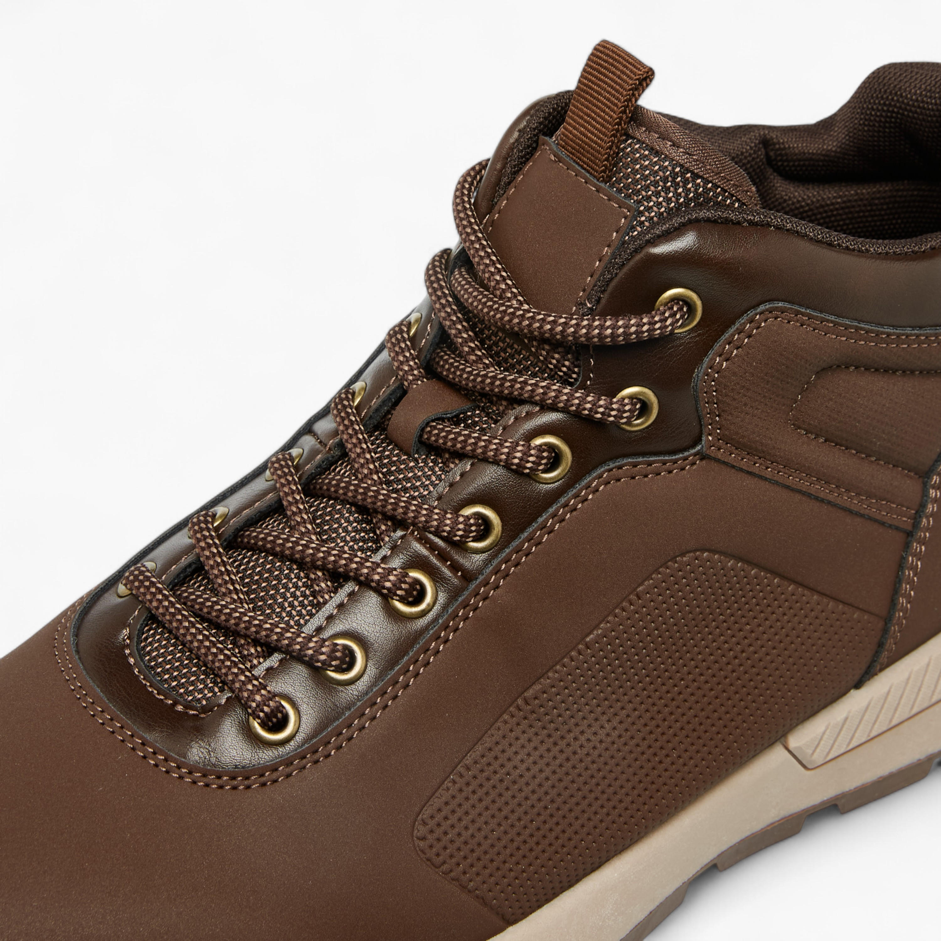 LBL by Shoexpress Panelled Lace-Up Ankle Boots-men-shoes-boots-image-4
