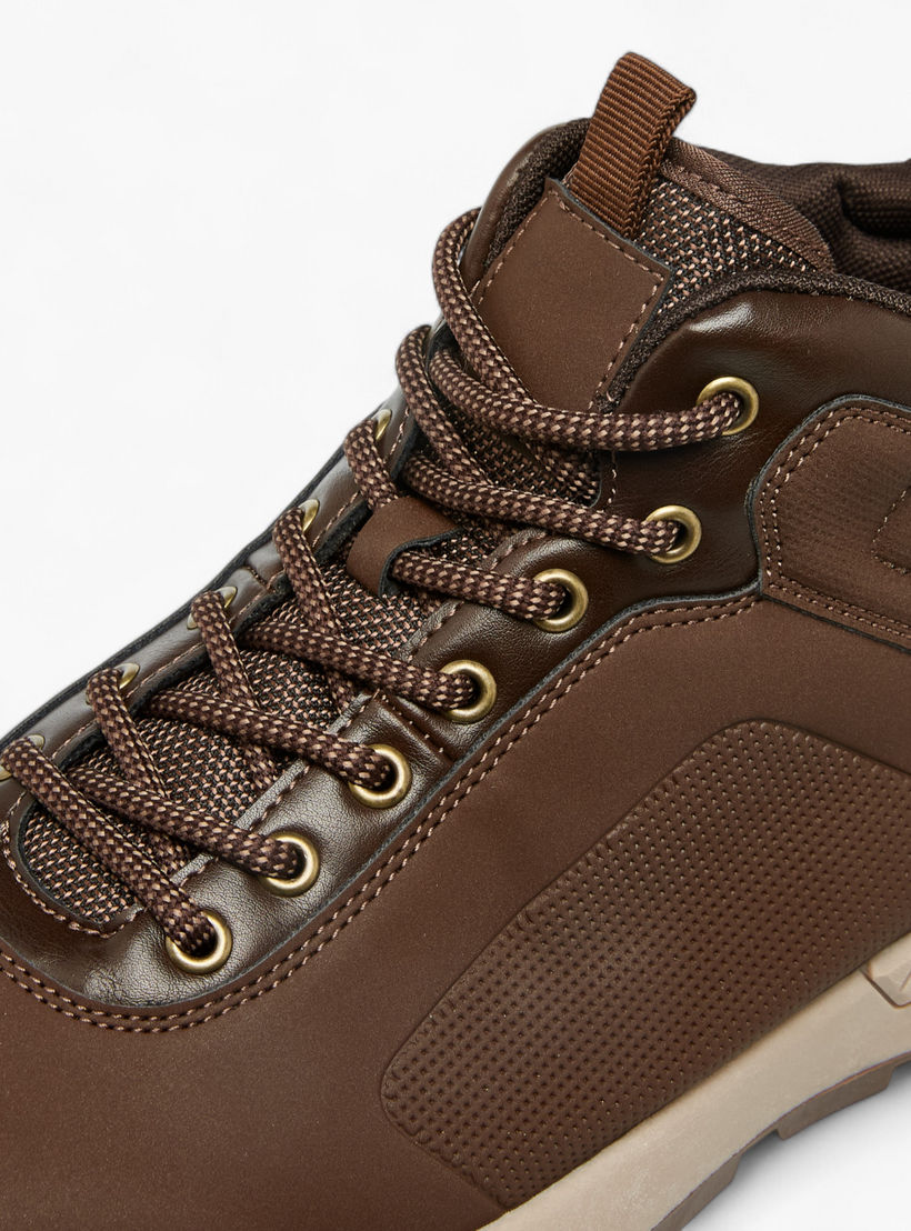 LBL by Shoexpress Panelled Lace-Up Ankle Boots-men-shoes-boots-image-4