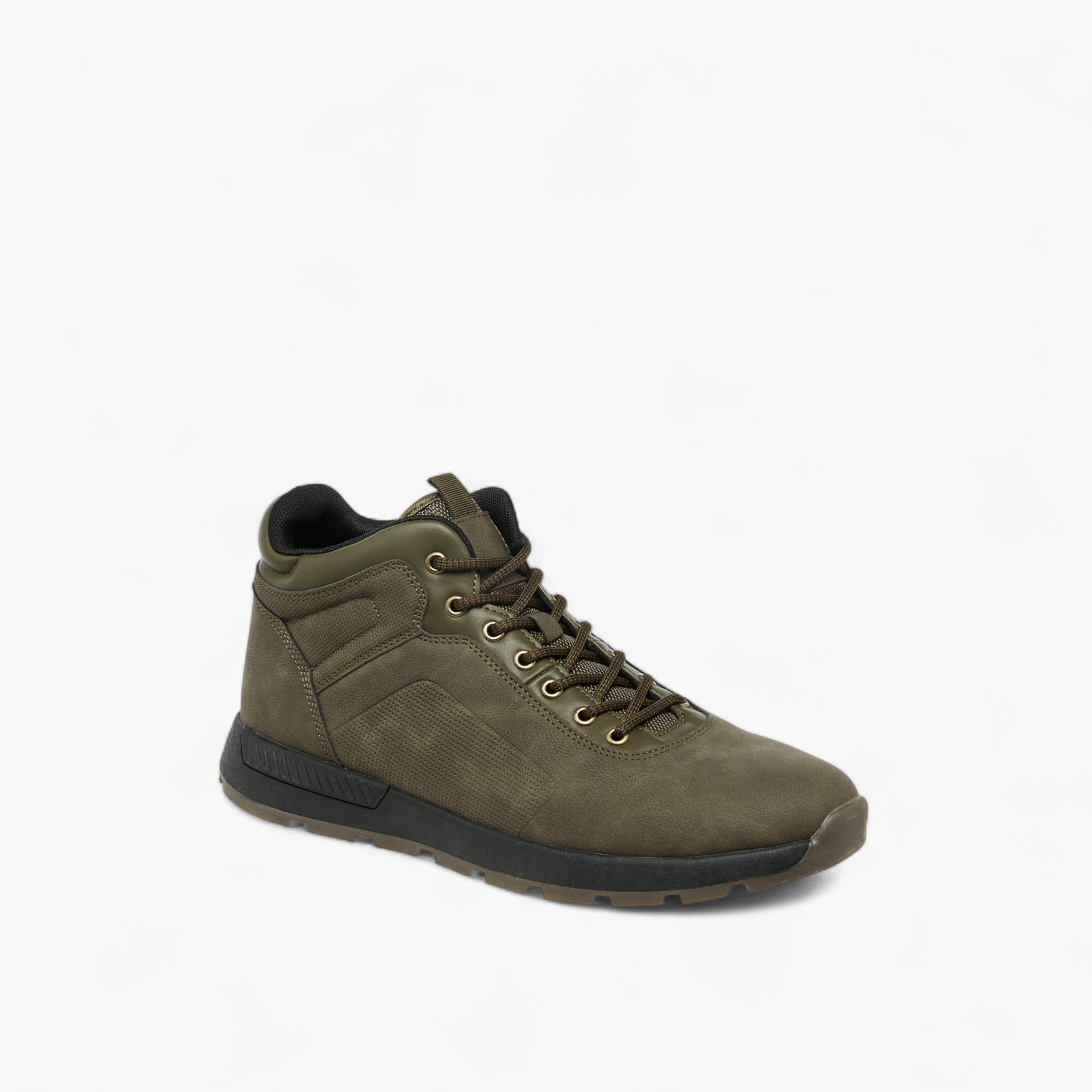 LBL by Shoexpress Panelled Lace-Up Ankle Boots-men-shoes-boots-image-2