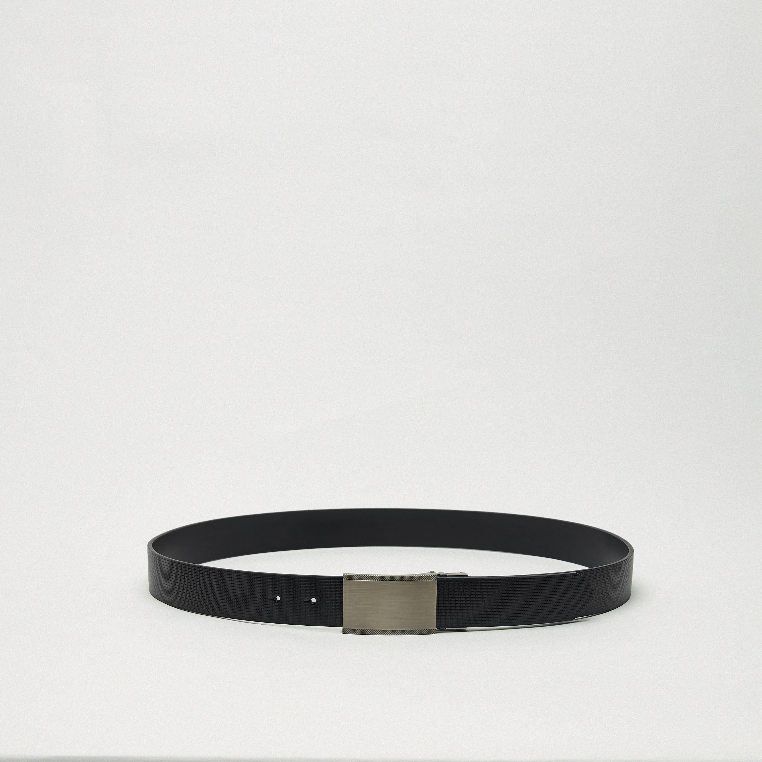 LBL by Shoexpress Textured Reversible Belt with Plate Buckle Closure-men-beltsandwallets-belts-image-1