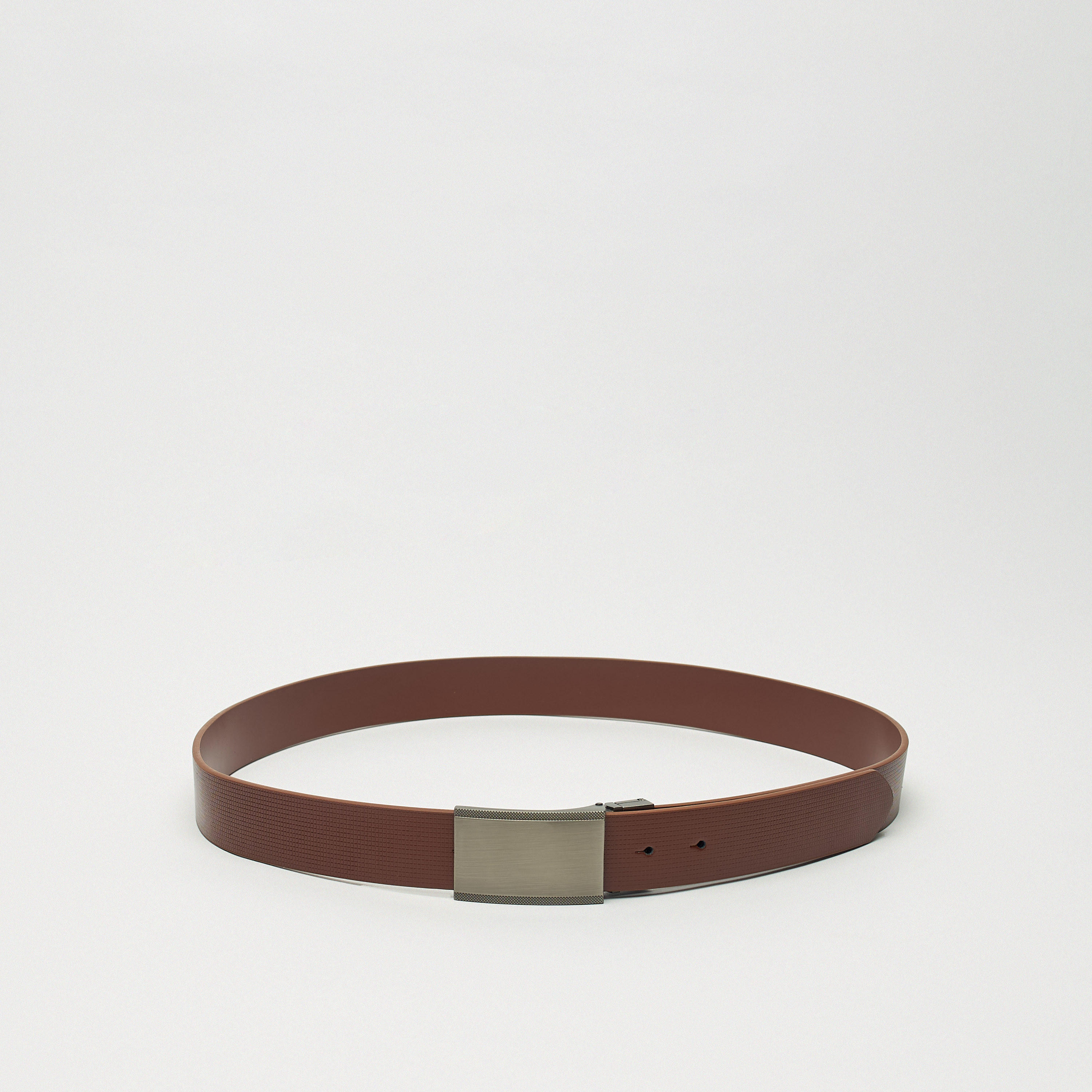 LBL by Shoexpress Textured Reversible Belt with Plate Buckle Closure-men-beltsandwallets-belts-image-1