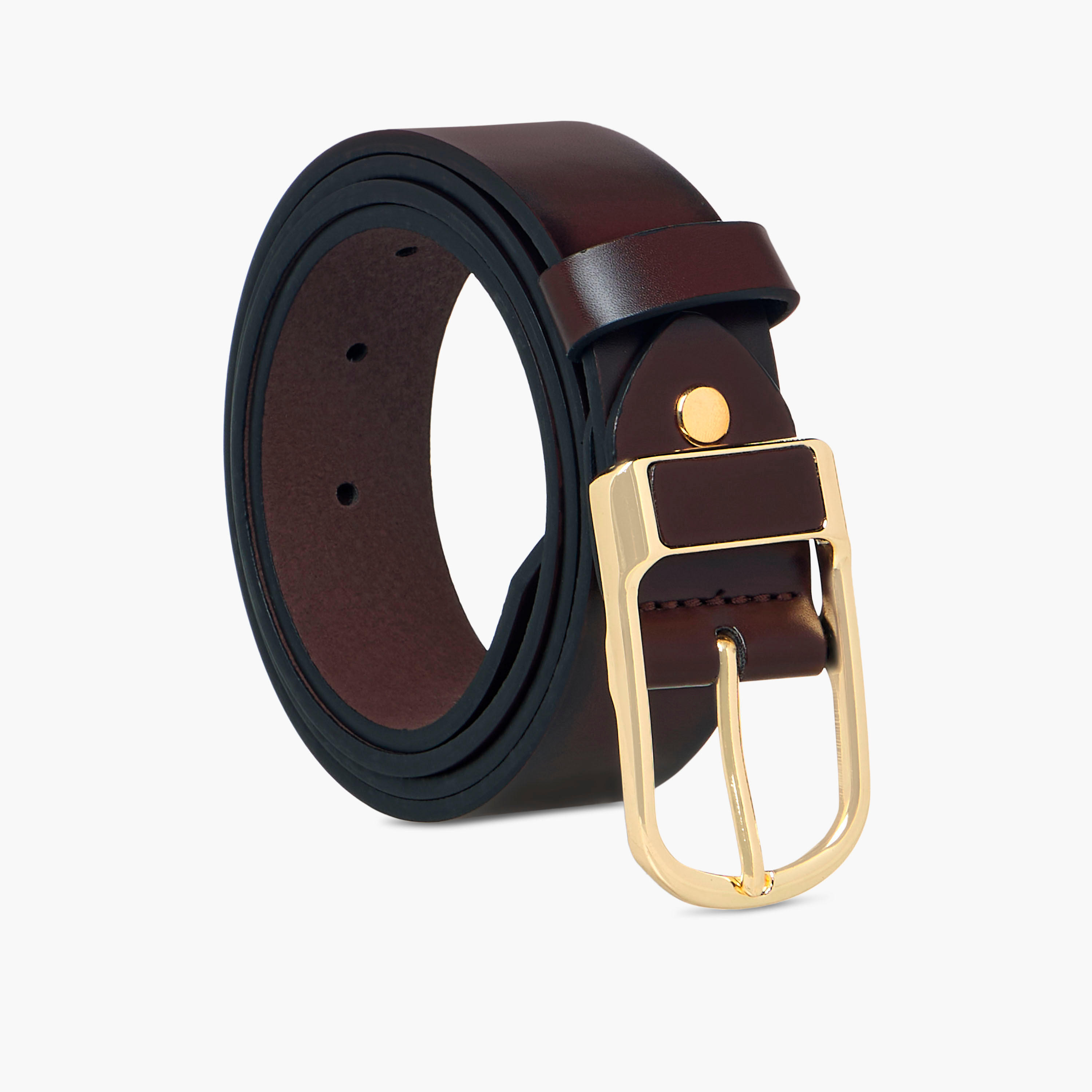Duchini Solid Belt with Pin Buckle Closure-men-beltsandwallets-belts-image-1