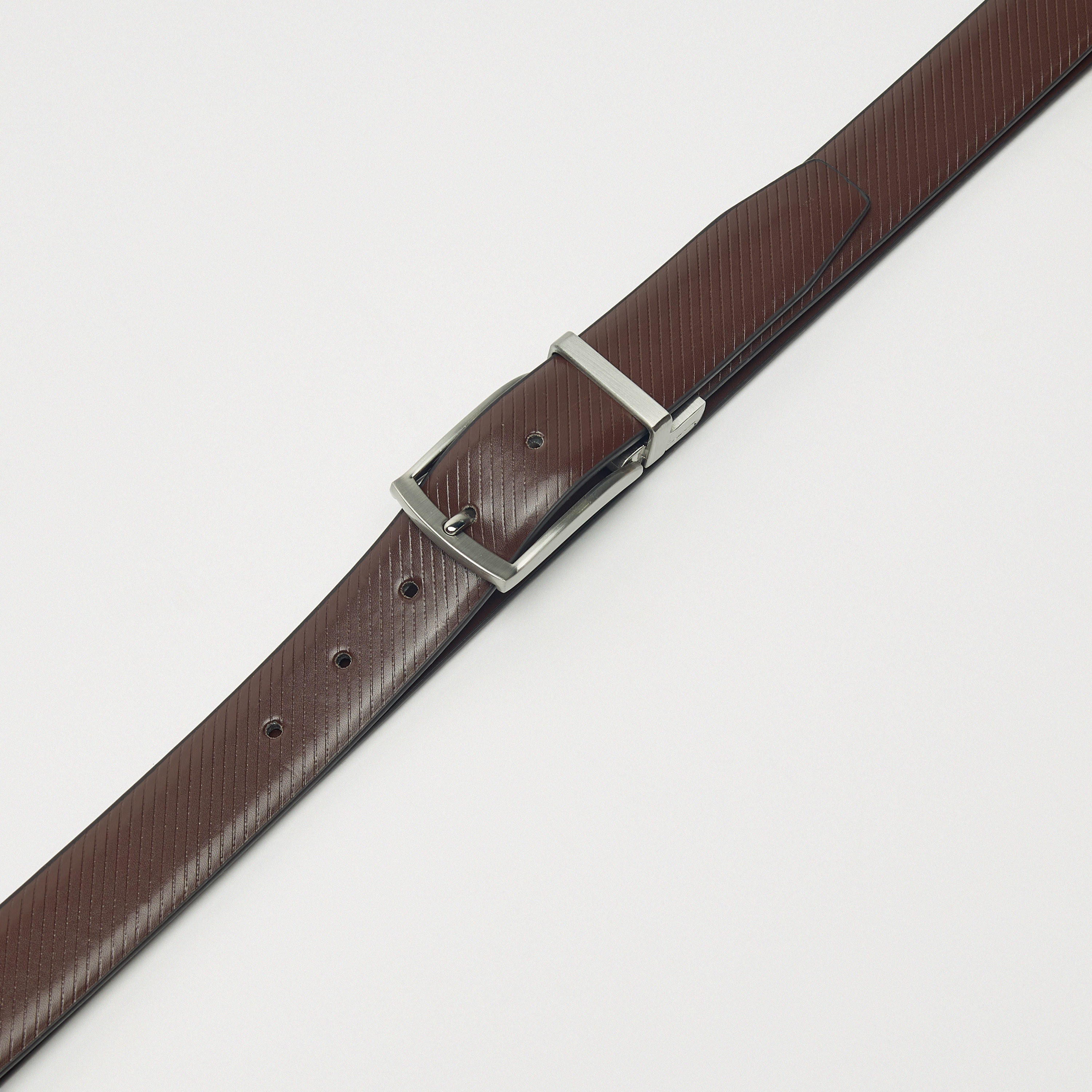 LBL by Shoexpress Textured Reversible Belt with Pin Buckle Closure-men-beltsandwallets-belts-image-2