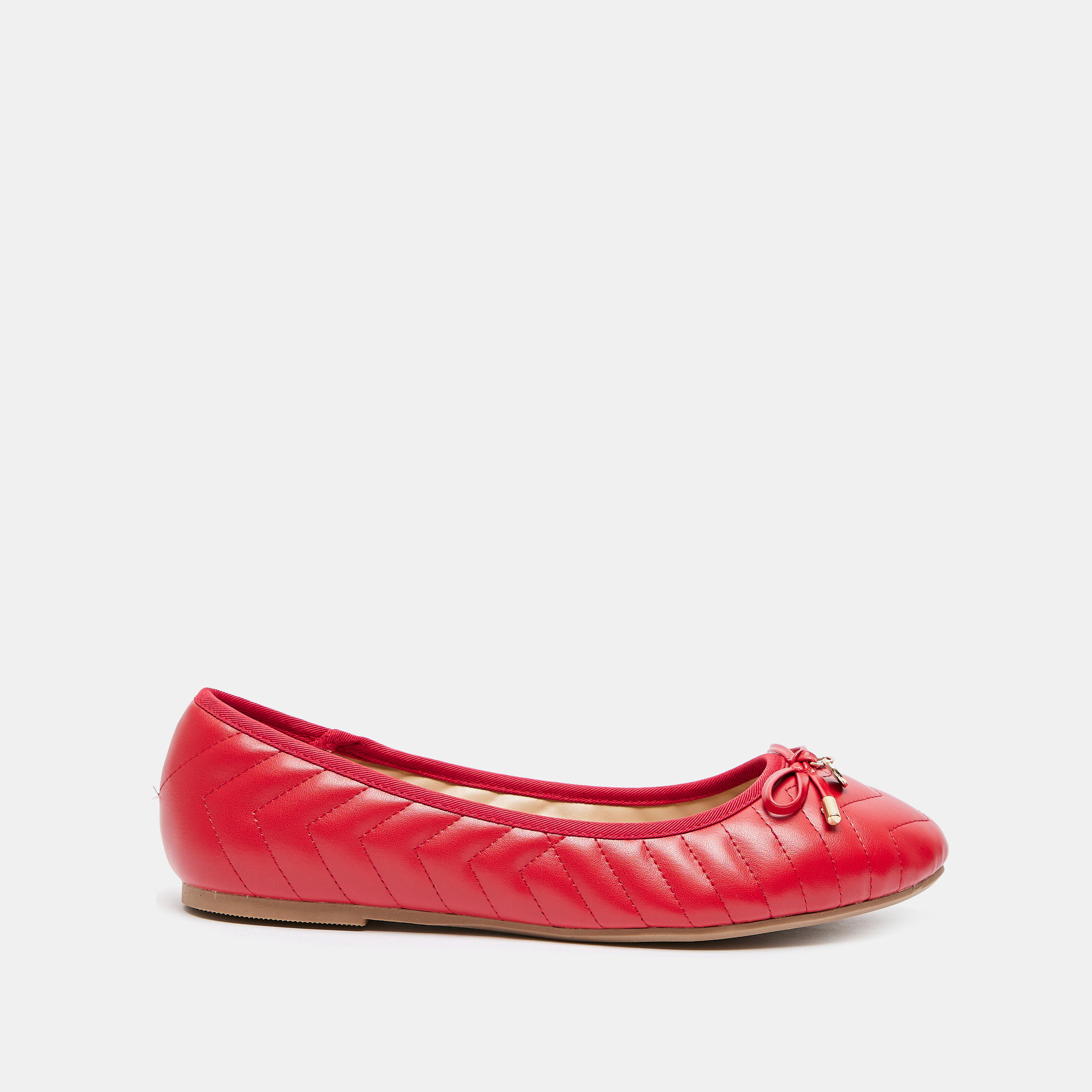 Celeste Slip-On Round Toe Ballerina Shoes with Bow Accent-women-shoes-ballerinas-image-1