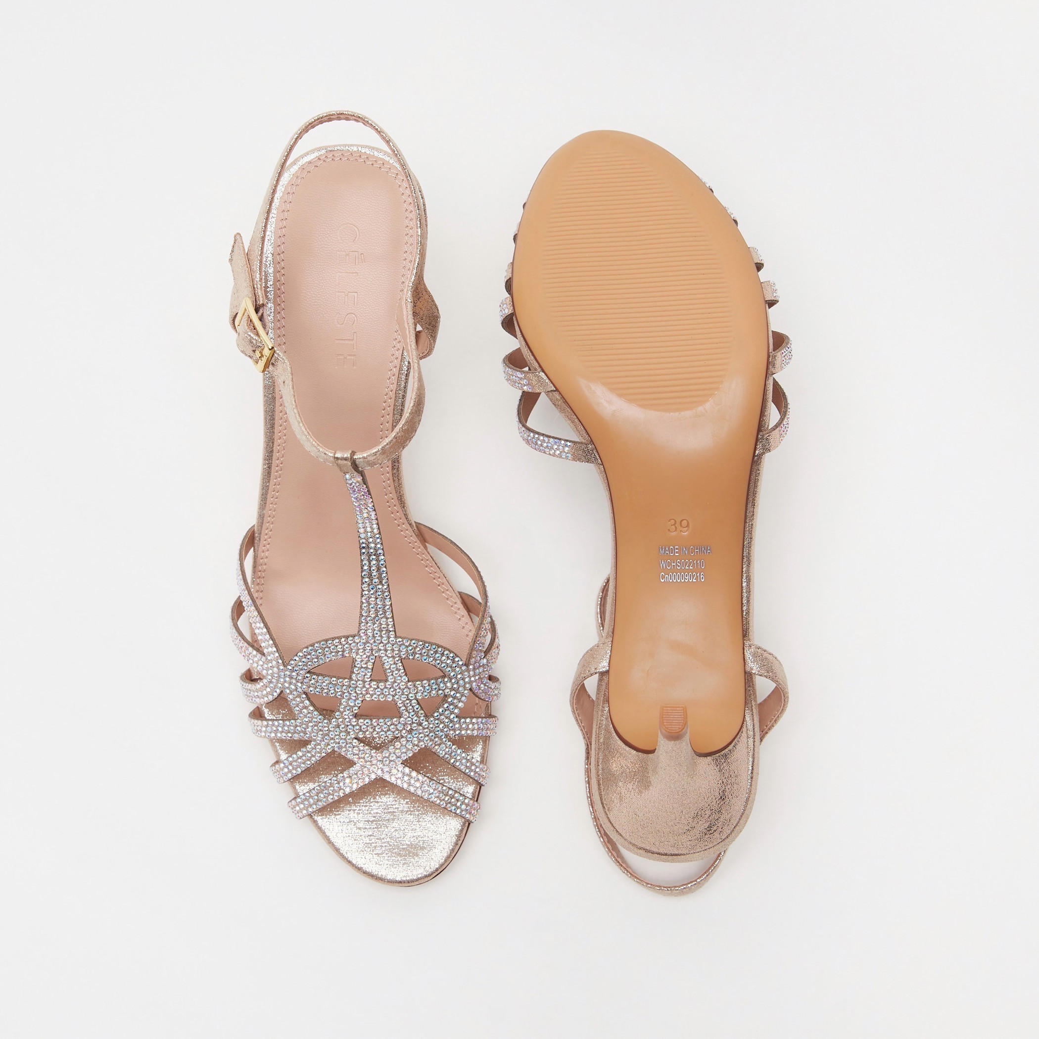 حذاء ستيليتو مزين بمشبك على شكل T وإبزيم إغلاق للنساء من سيليست-women-shoes-heels-image-5