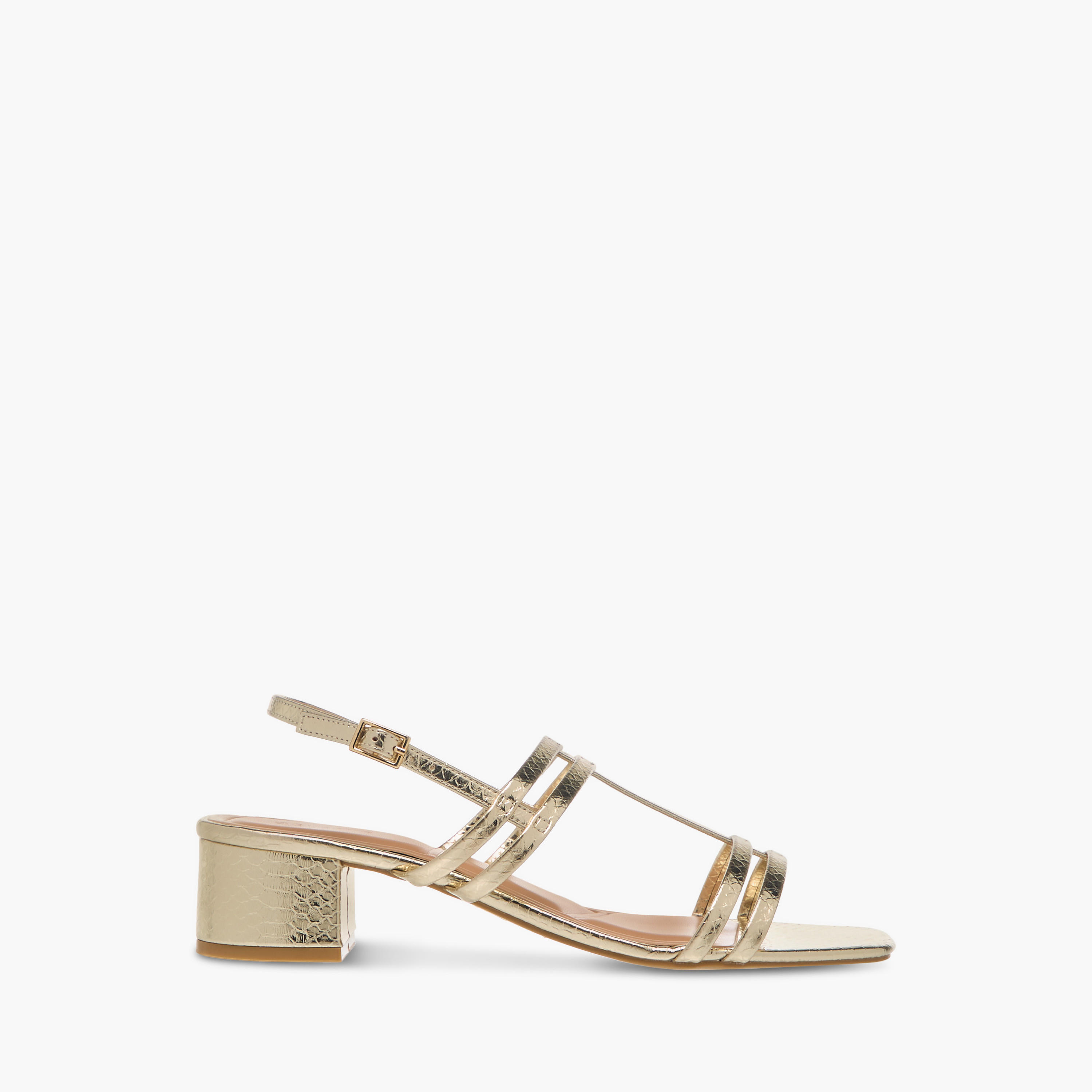 صندل بارز الملمس بحزام وكعب سميك وإبزيم إغلاق للنساء من سيليست-women-shoes-sandals-heeled-image-8