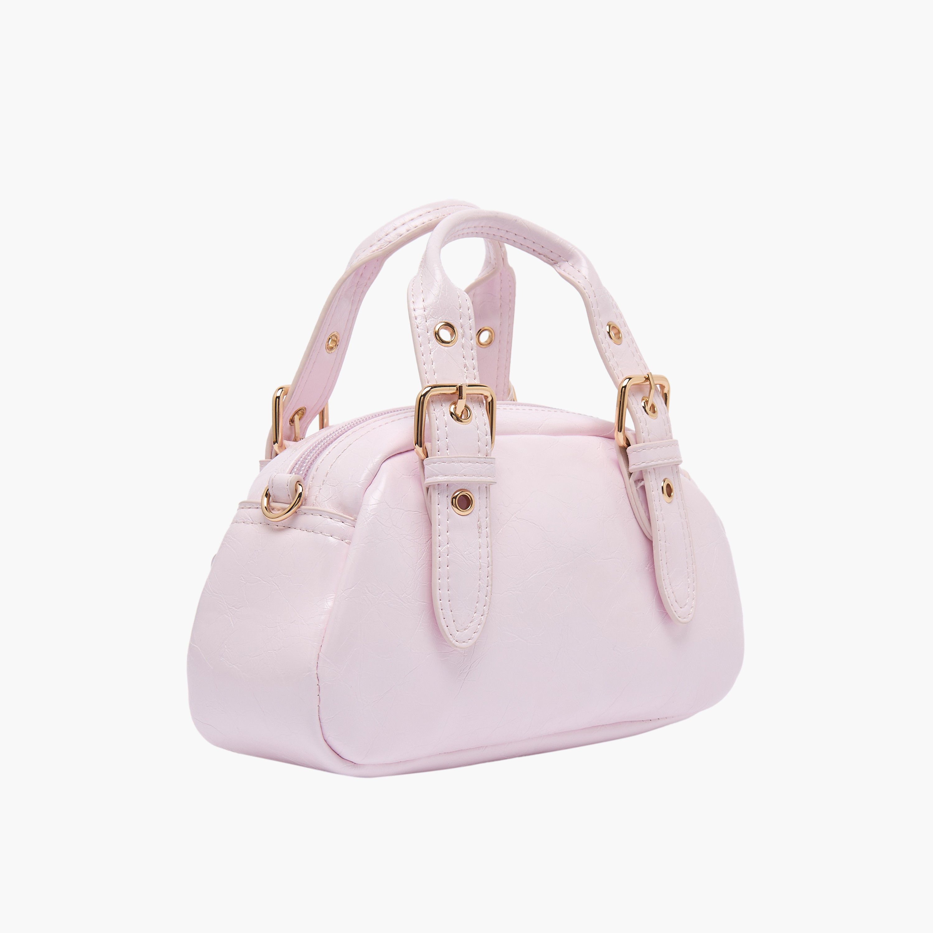 شنطة توت بتفصيلة إبزيم مع حزام قابل للفصل من فلورا بيلا-girls-accessories-bags-image-3