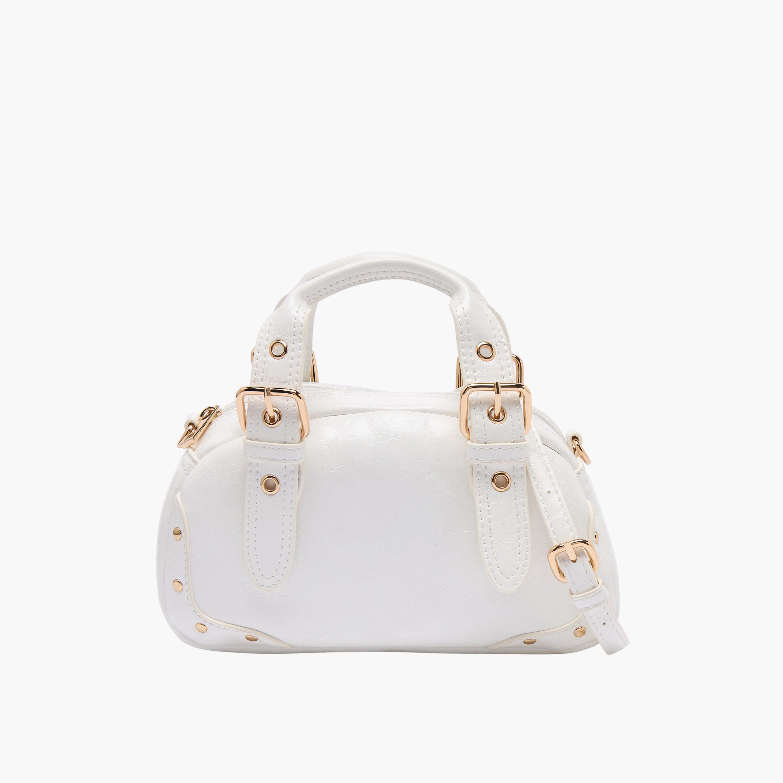شنطة توت بتفصيلة إبزيم مع حزام قابل للفصل من فلورا بيلا-girls-accessories-bags-image-10