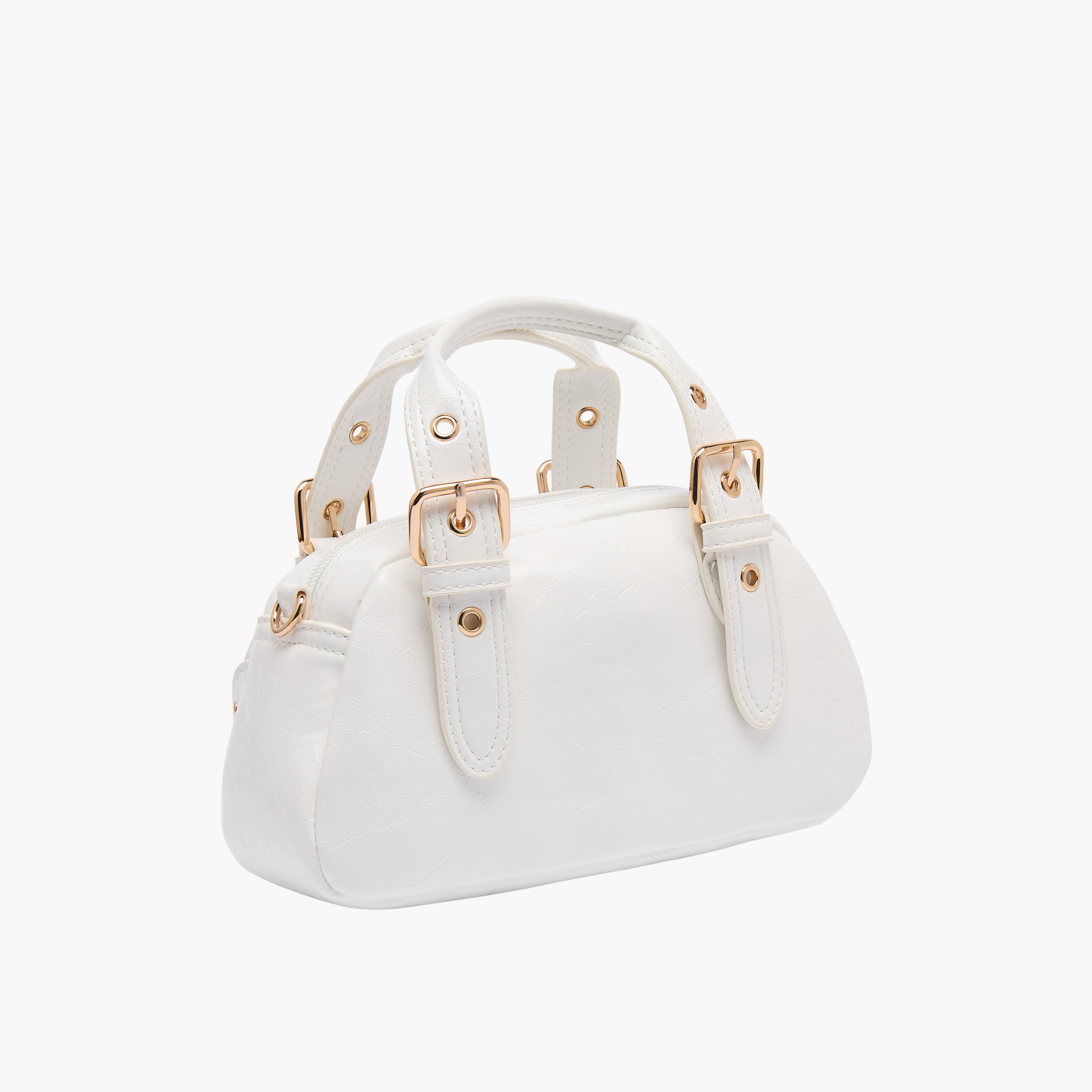 شنطة توت بتفصيلة إبزيم مع حزام قابل للفصل من فلورا بيلا-girls-accessories-bags-image-13