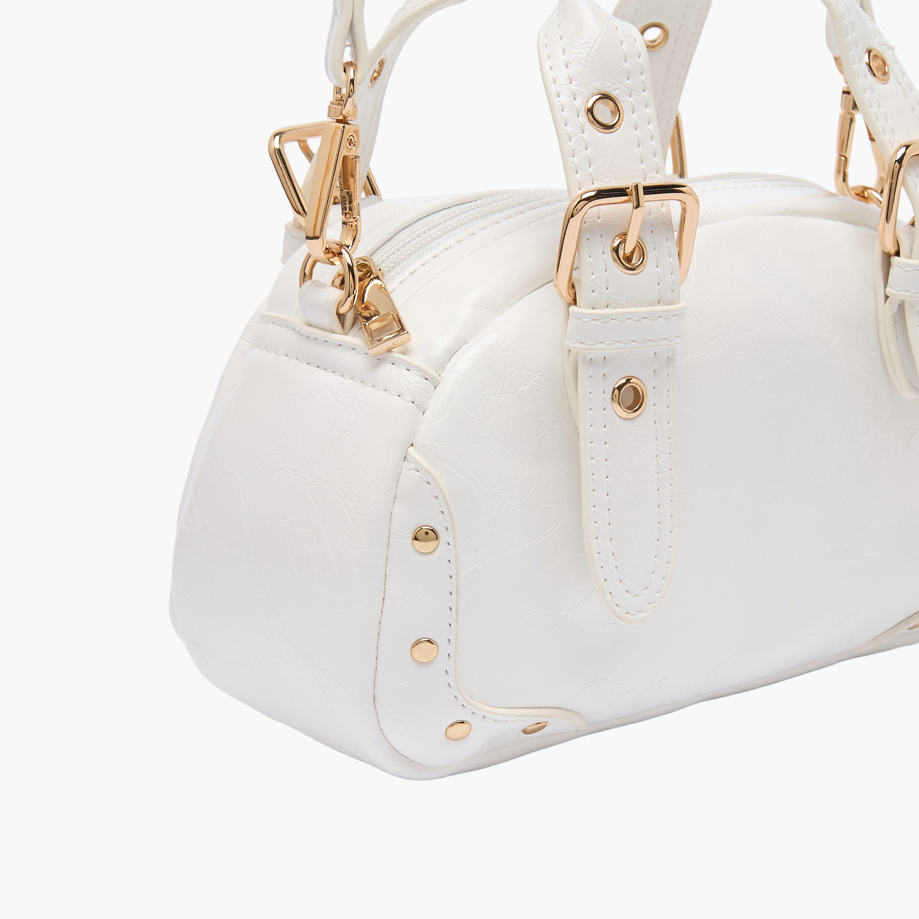 شنطة توت بتفصيلة إبزيم مع حزام قابل للفصل من فلورا بيلا-girls-accessories-bags-image-14