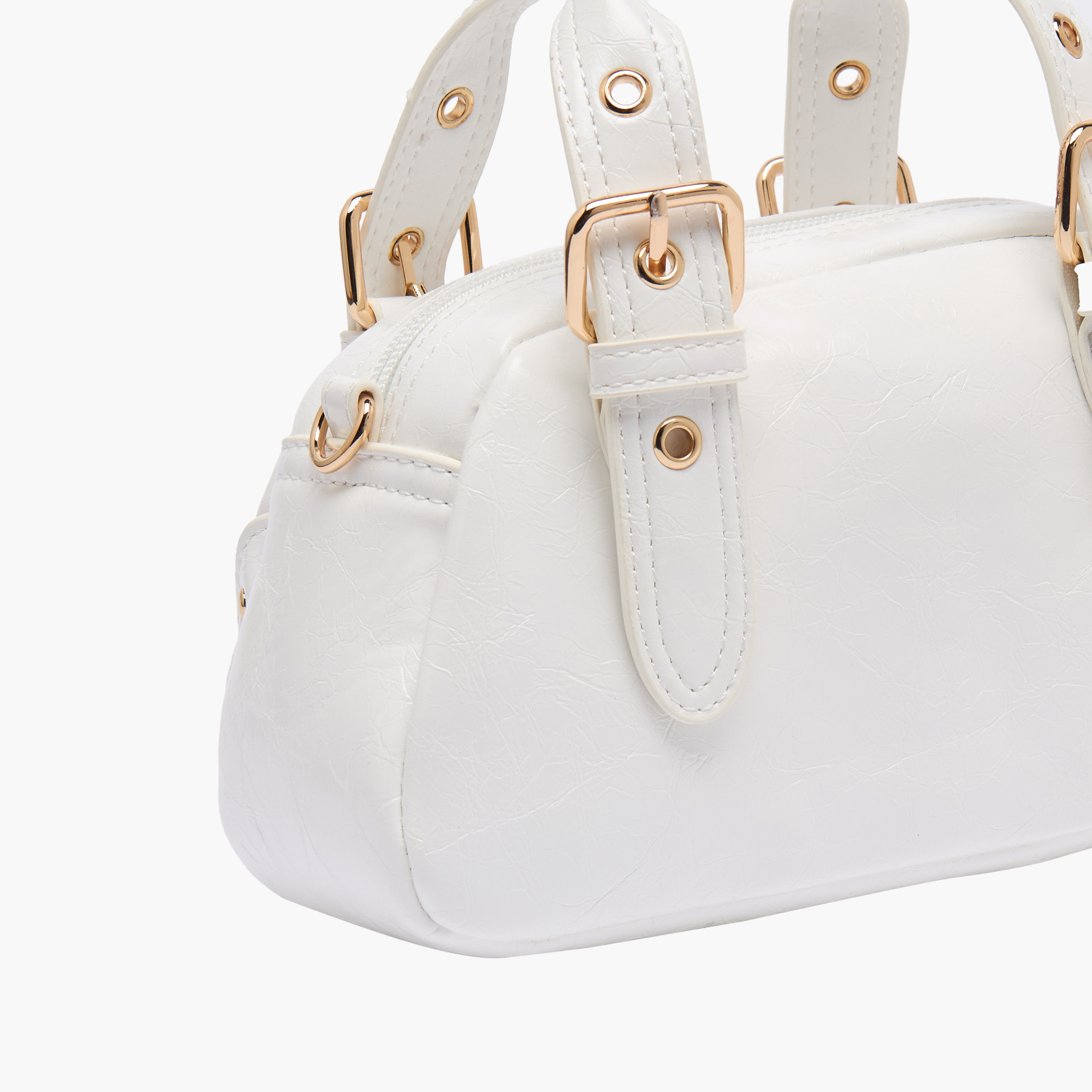 شنطة توت بتفصيلة إبزيم مع حزام قابل للفصل من فلورا بيلا-girls-accessories-bags-image-15