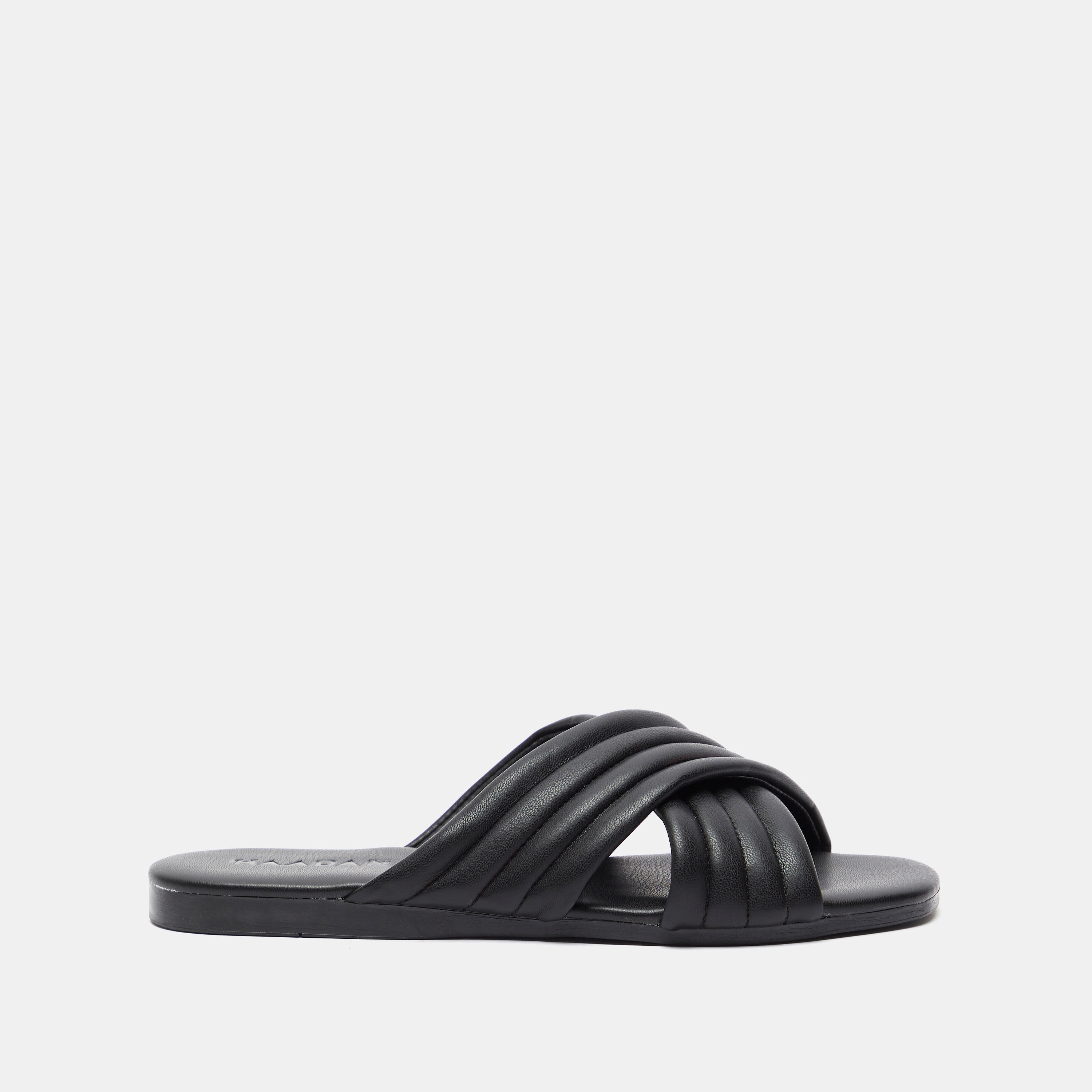 Haadana Quilted Slip-On Slide Sandals-women-shoes-flats-sandals-image-1