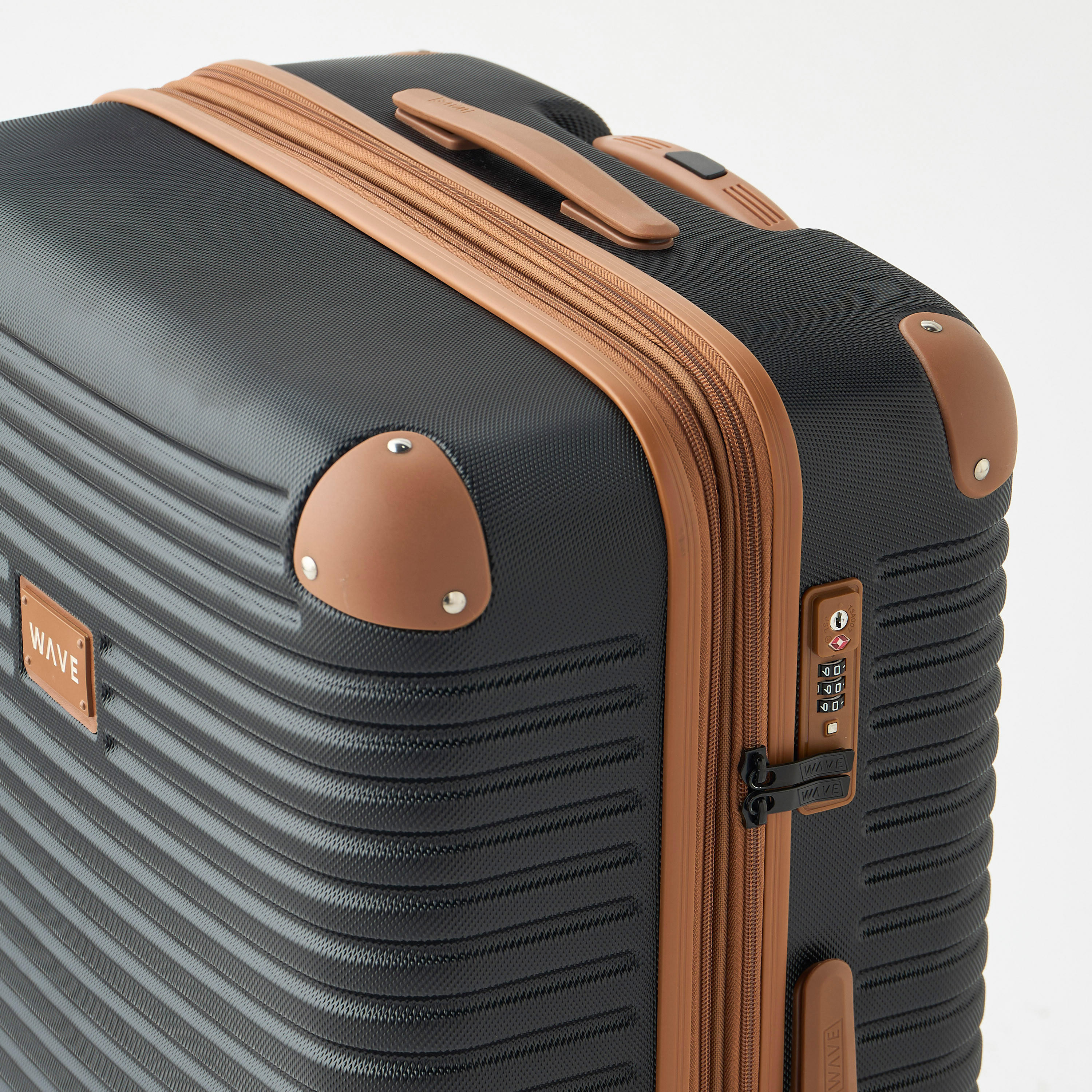 طقم شنطة ترولي صلبة بارزة الملمس بمقبض قابل للسحب 3 قطع من ويف-travel-luggagesandbags-luggage-image-6