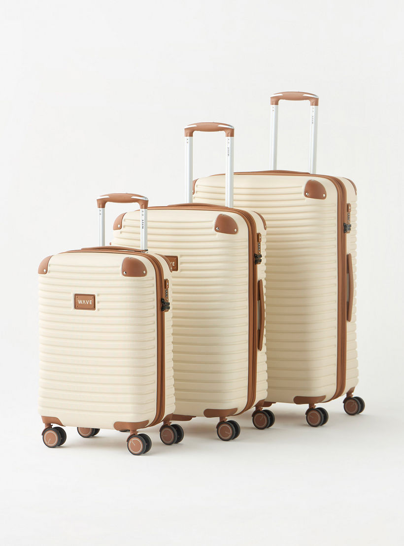 طقم شنطة ترولي صلبة بارزة الملمس بمقبض قابل للسحب 3 قطع من ويف-travel-luggagesandbags-luggage-image-3