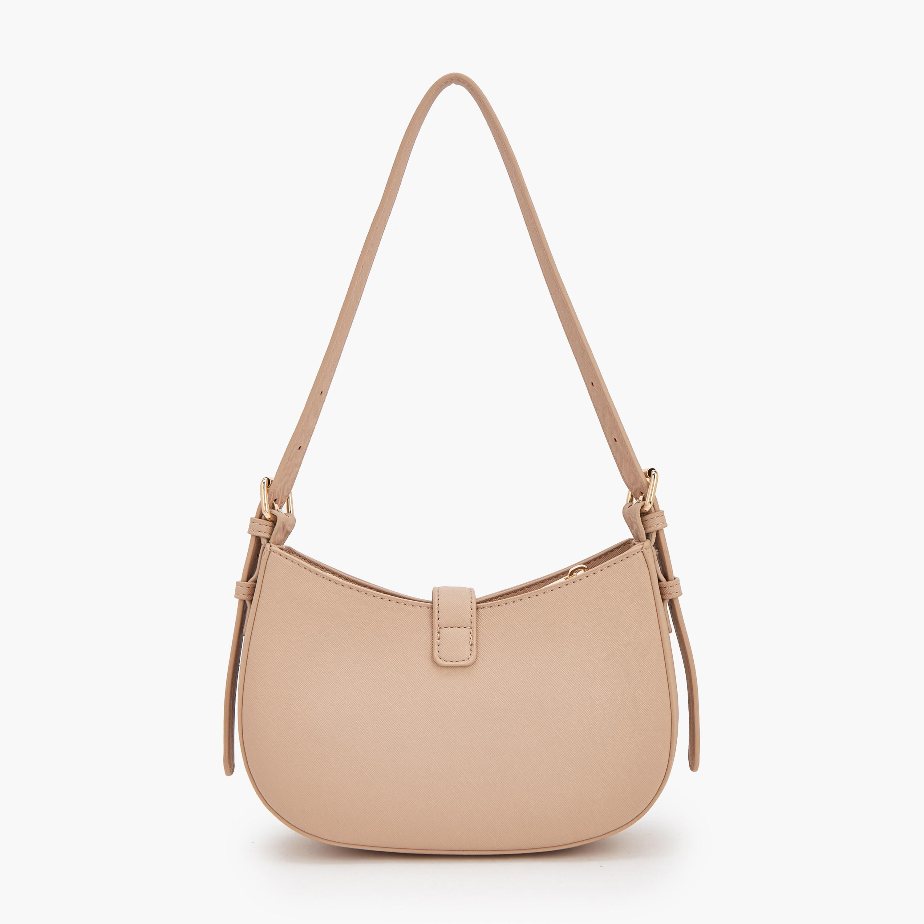 شنطة كتف سادة بسحاب إغلاق من فلورا بيلا-women-bagsandwallets-handbags-image-4