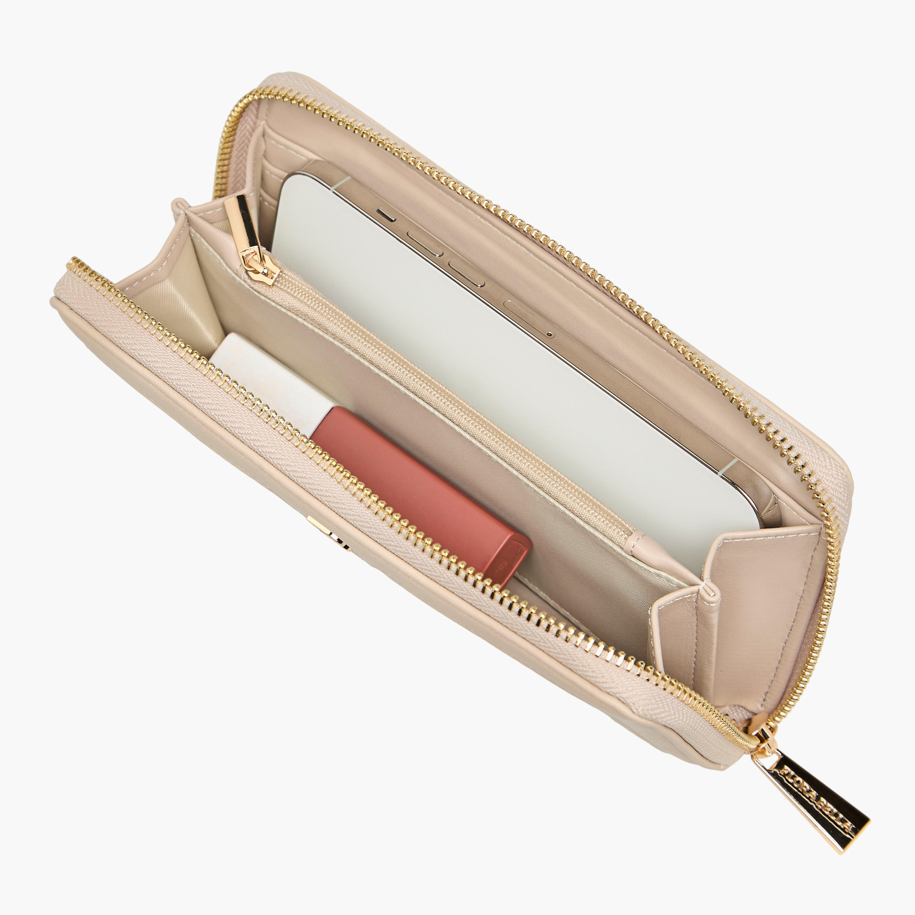 Flora Bella Solid Zip Around Wallet with Detachable Strap-women-bagsandwallets-wallets-image-7