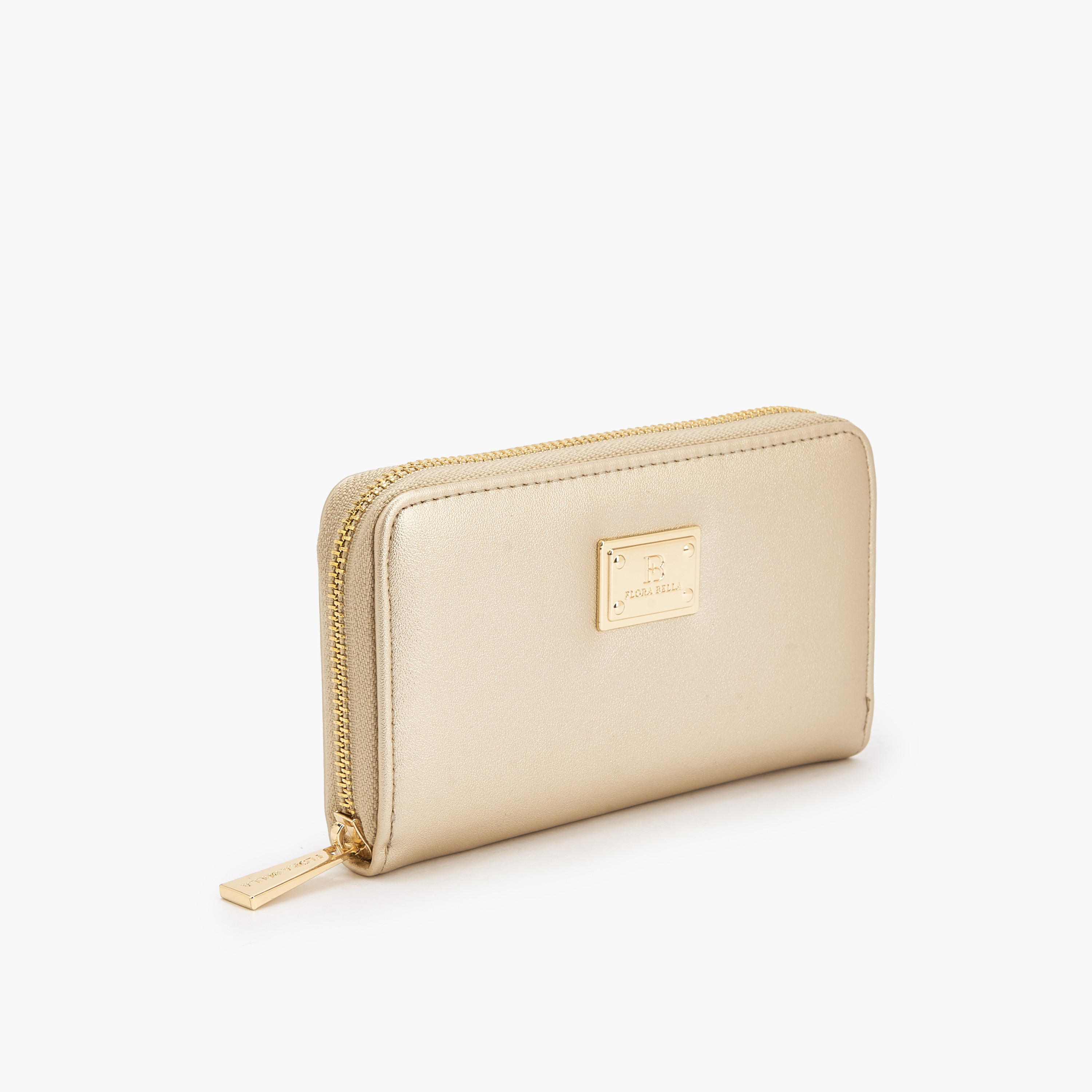 Flora Bella Logo Accent Zip Around Wallet-women-bagsandwallets-wallets-image-2