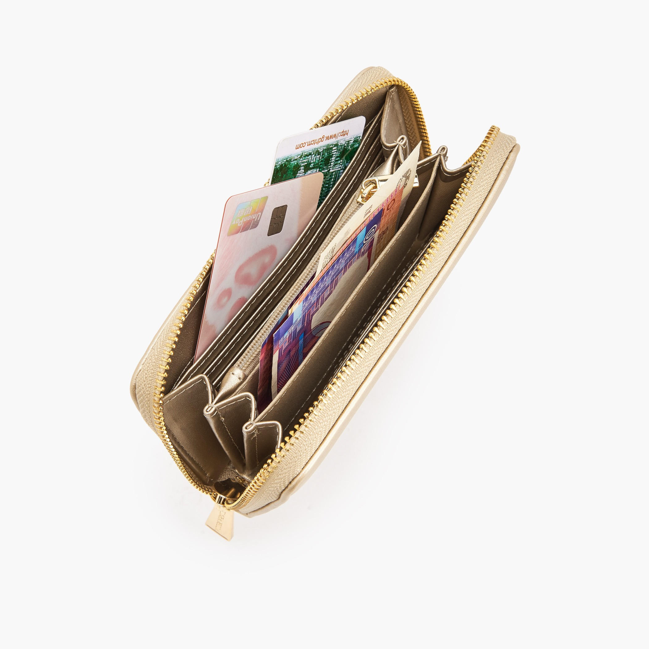 Flora Bella Logo Accent Zip Around Wallet-women-bagsandwallets-wallets-image-7