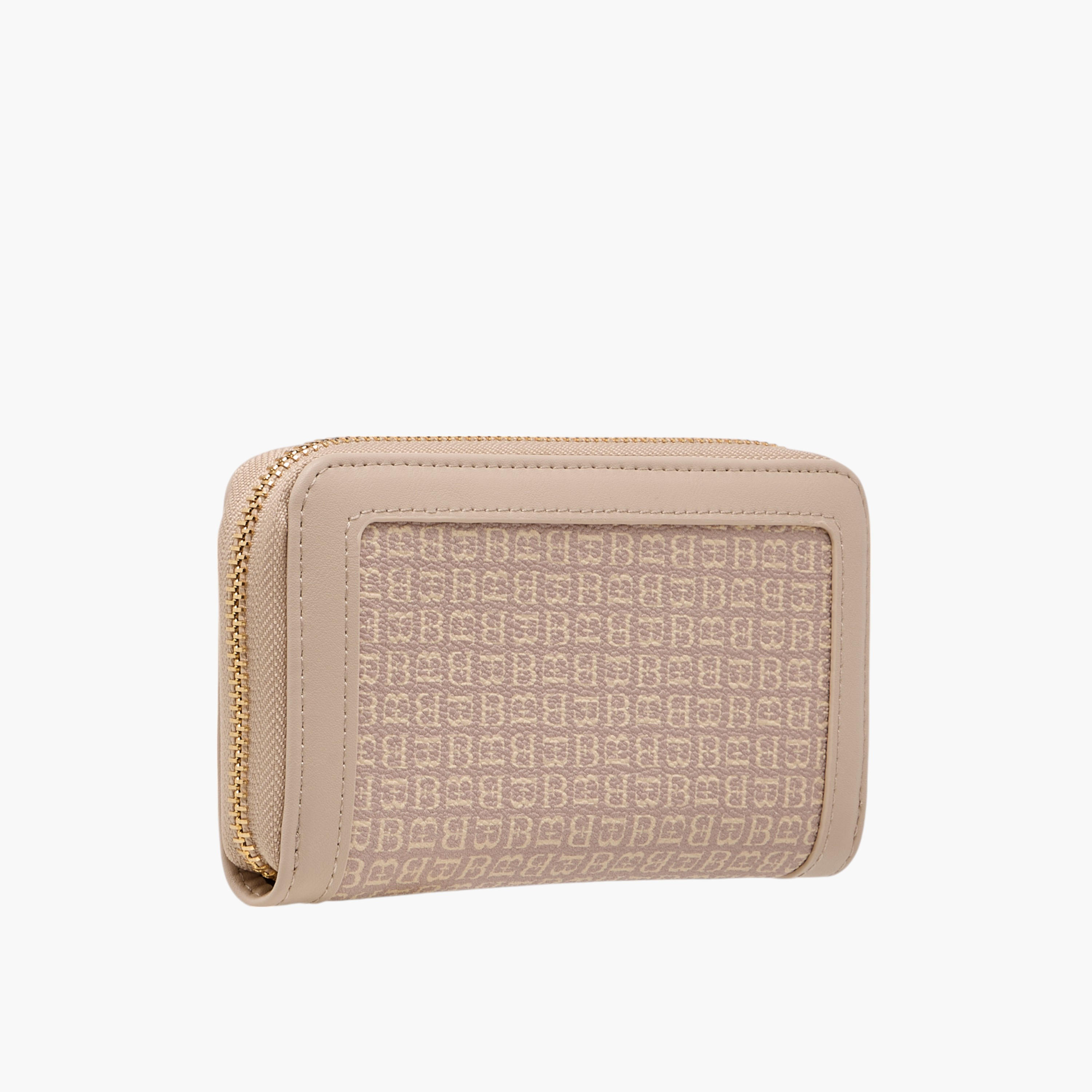 Flora Bella Monogram Print Wallet with Zip Closure-women-bagsandwallets-wallets-image-2