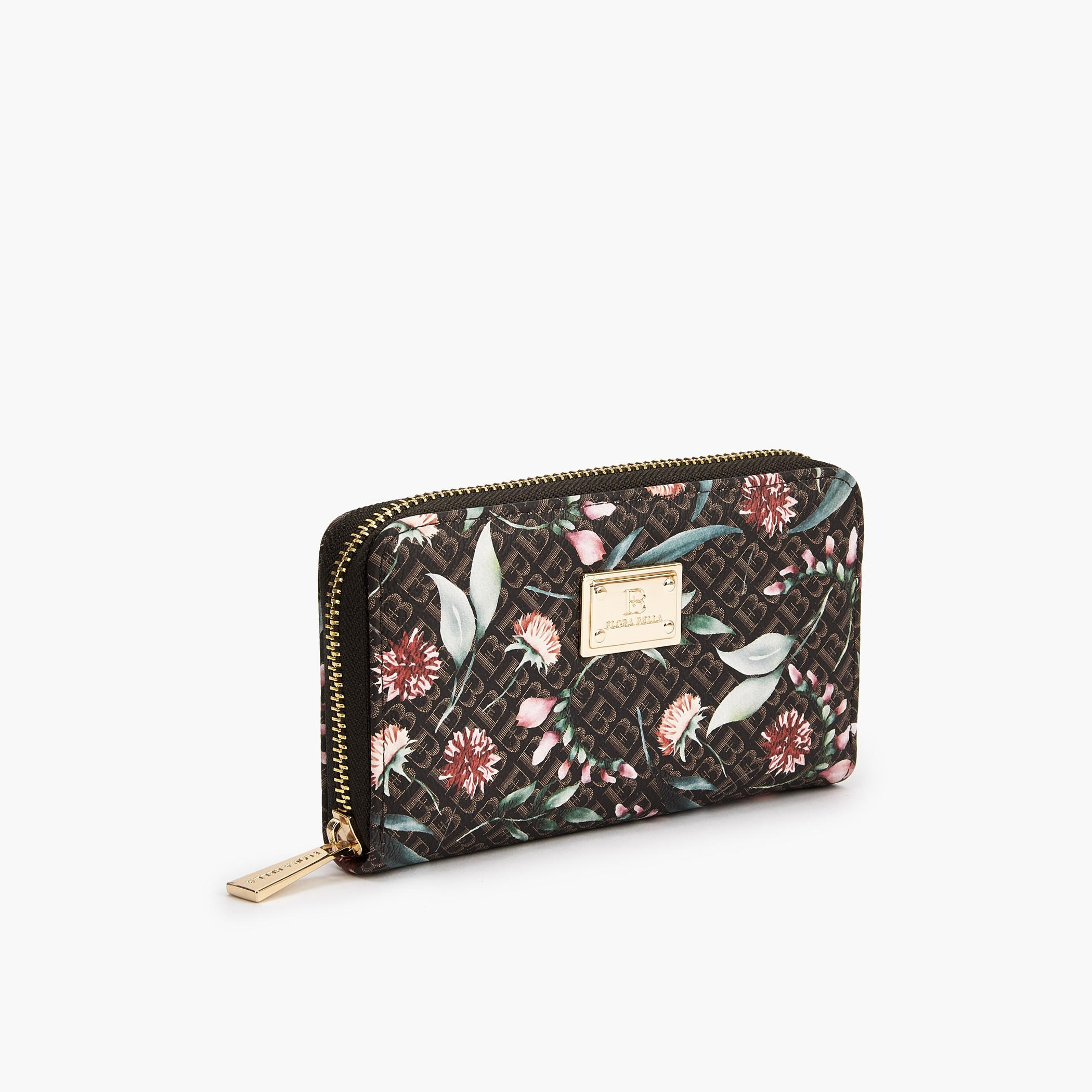 Flora Bella Floral Monogram Print Zip-Around Wallet-women-bagsandwallets-wallets-image-2