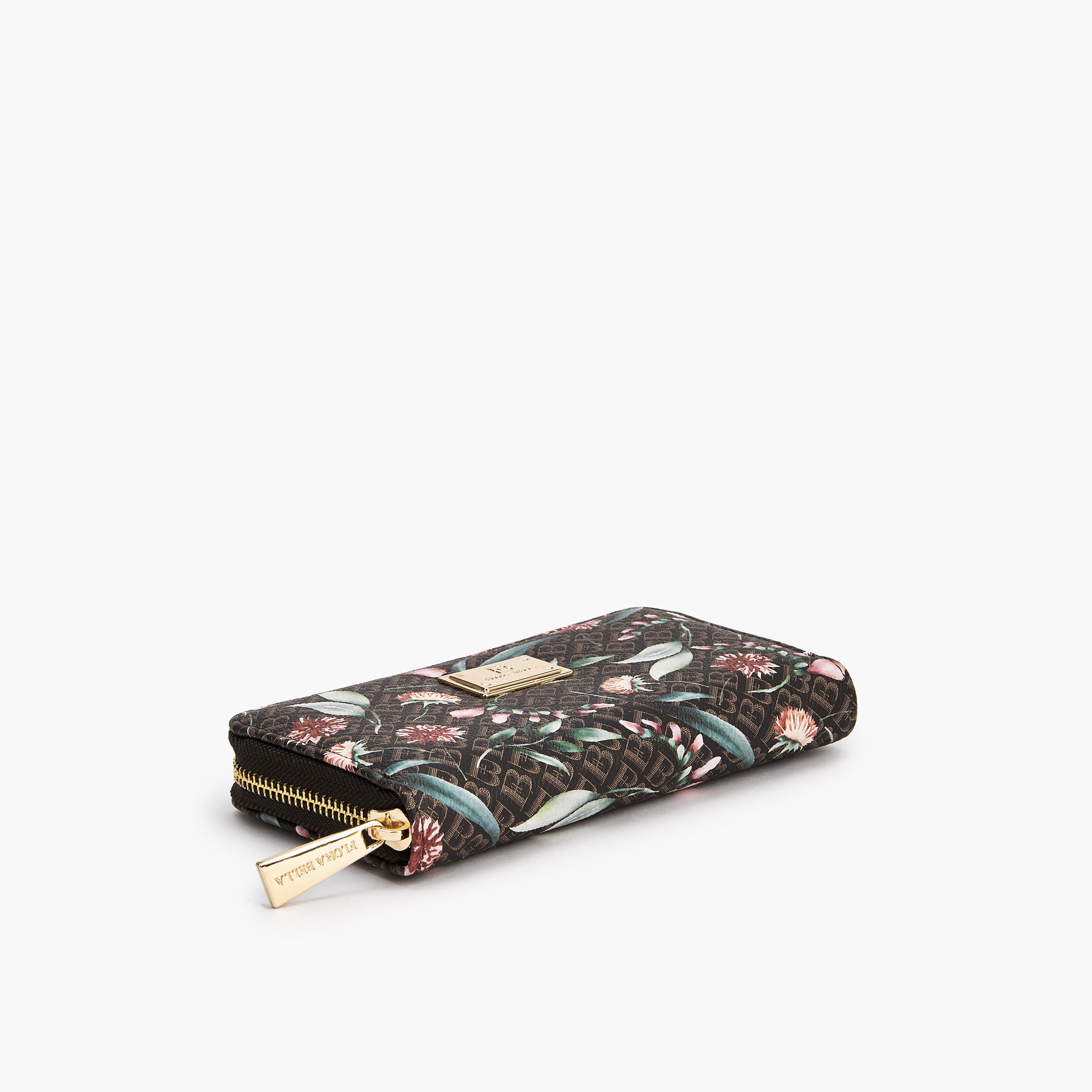 Flora Bella Floral Monogram Print Zip-Around Wallet-women-bagsandwallets-wallets-image-5