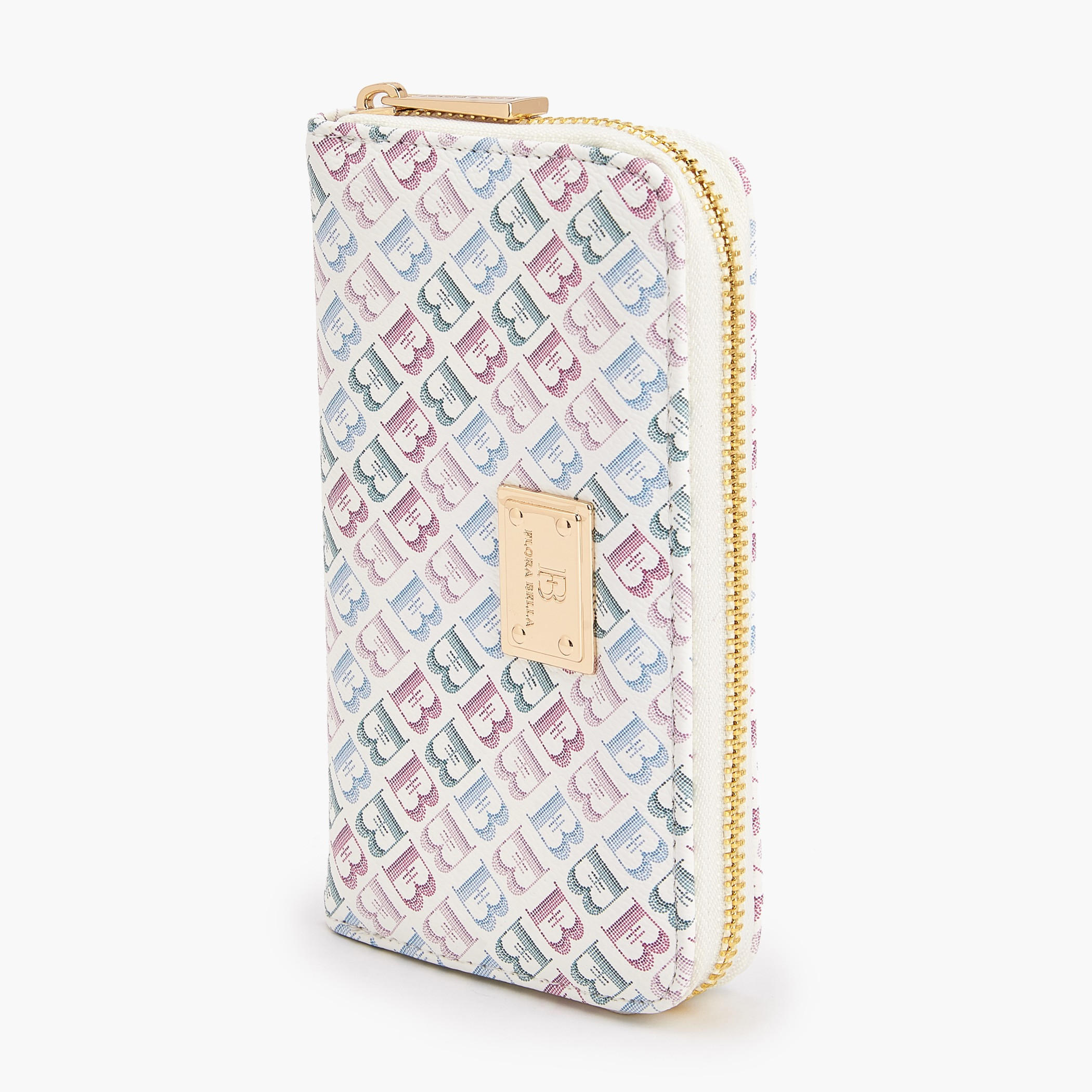 Flora Bella Floral Monogram Print Zip-Around Wallet-women-bagsandwallets-wallets-image-6