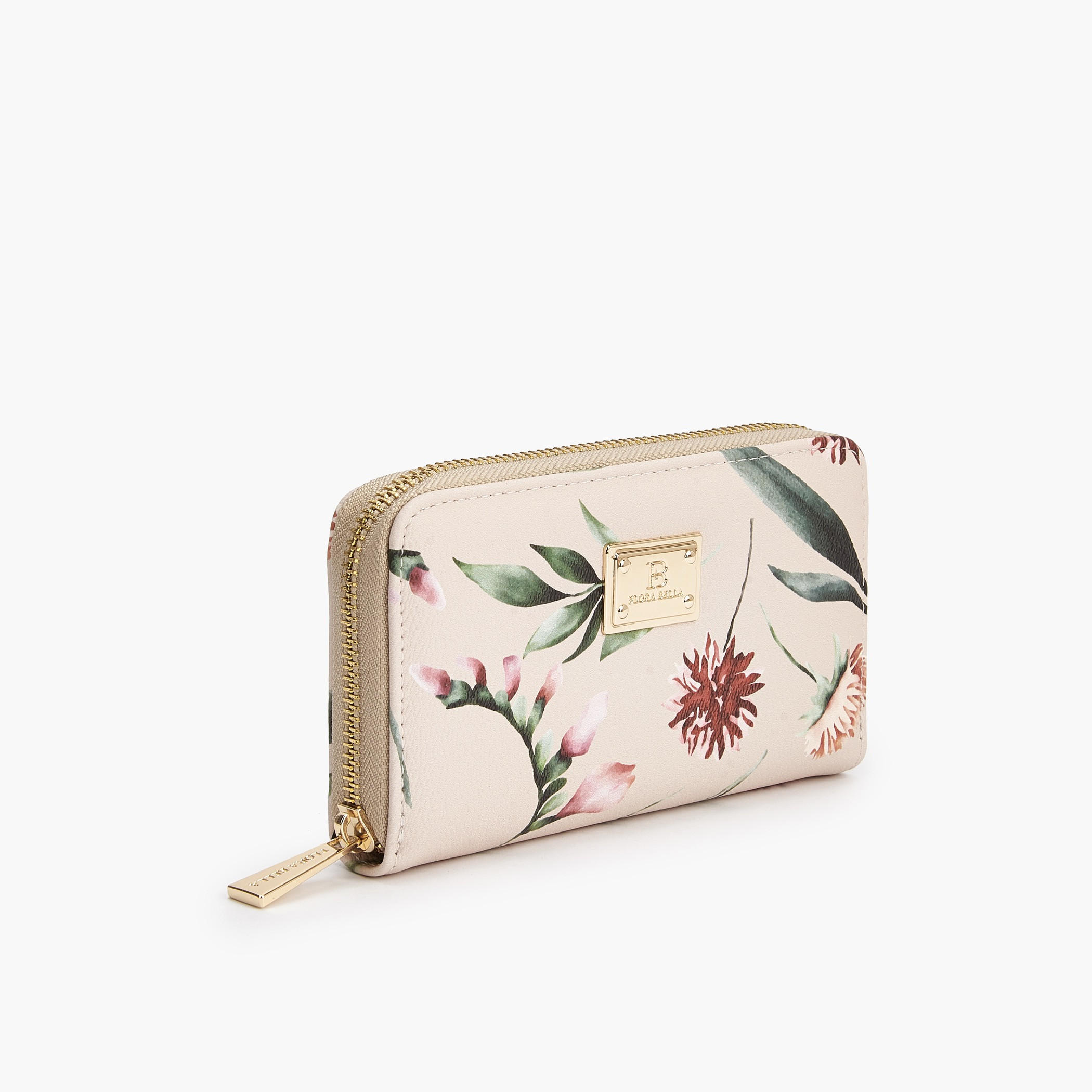 محفظة بنقشة زهور وبسحاب دائري من فلورا بيلا-women-bagsandwallets-wallets-image-6