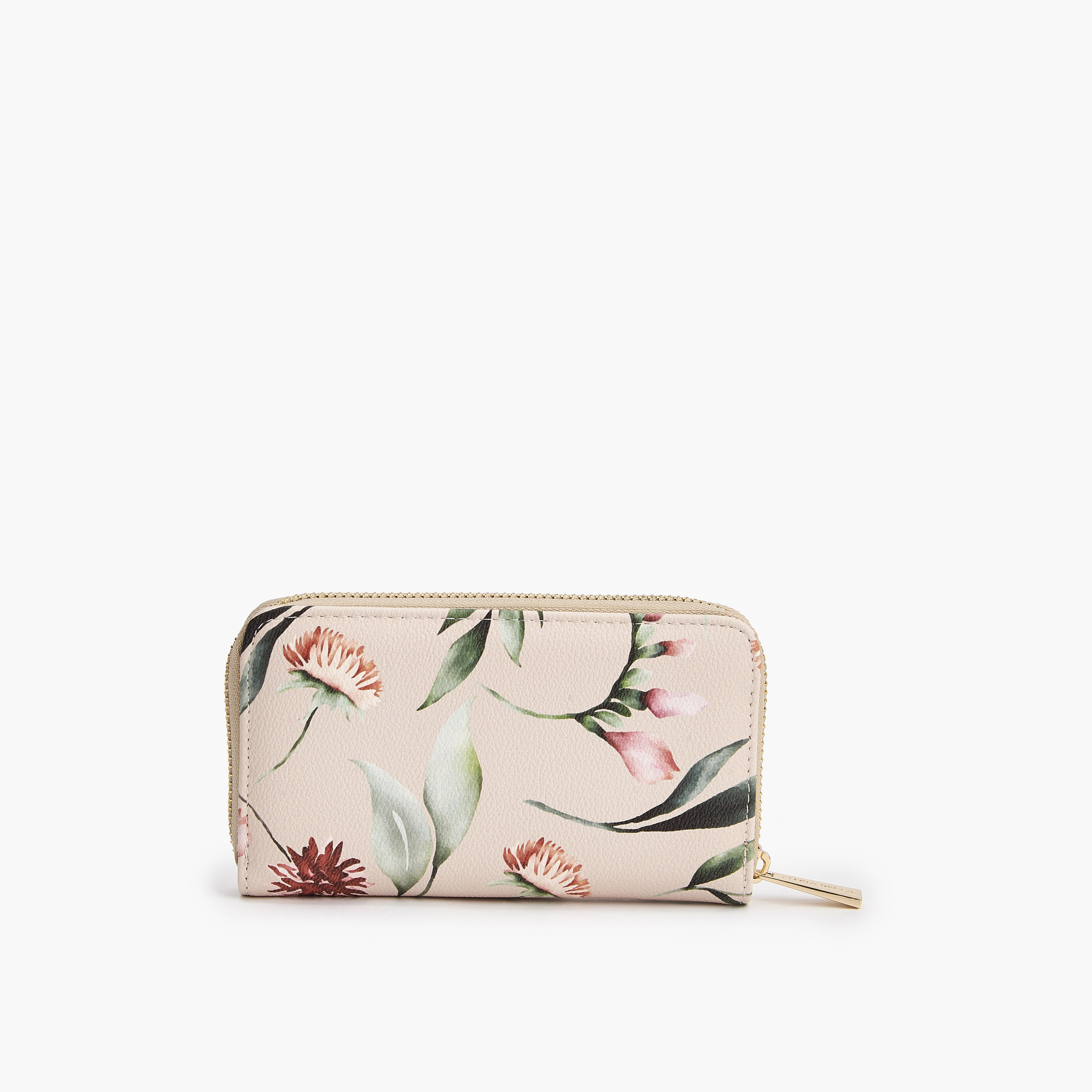 محفظة بنقشة زهور وبسحاب دائري من فلورا بيلا-women-bagsandwallets-wallets-image-5