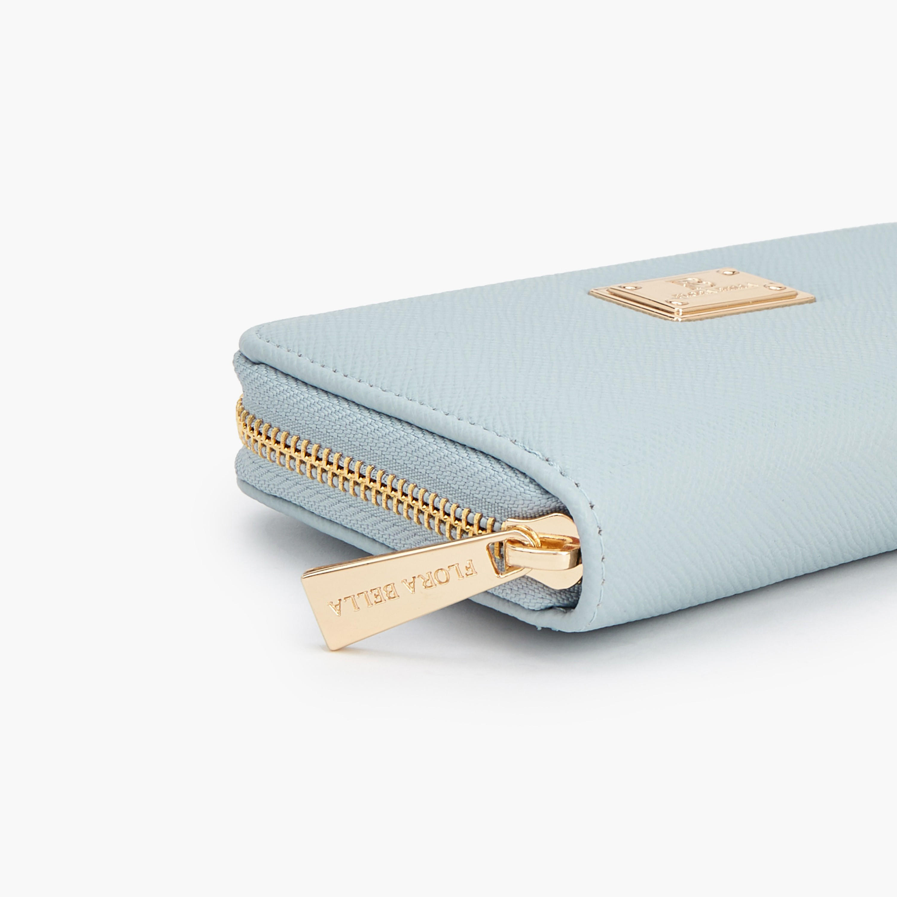 Flora Bella Textured Wallet with Zip Closure-women-bagsandwallets-wallets-image-4